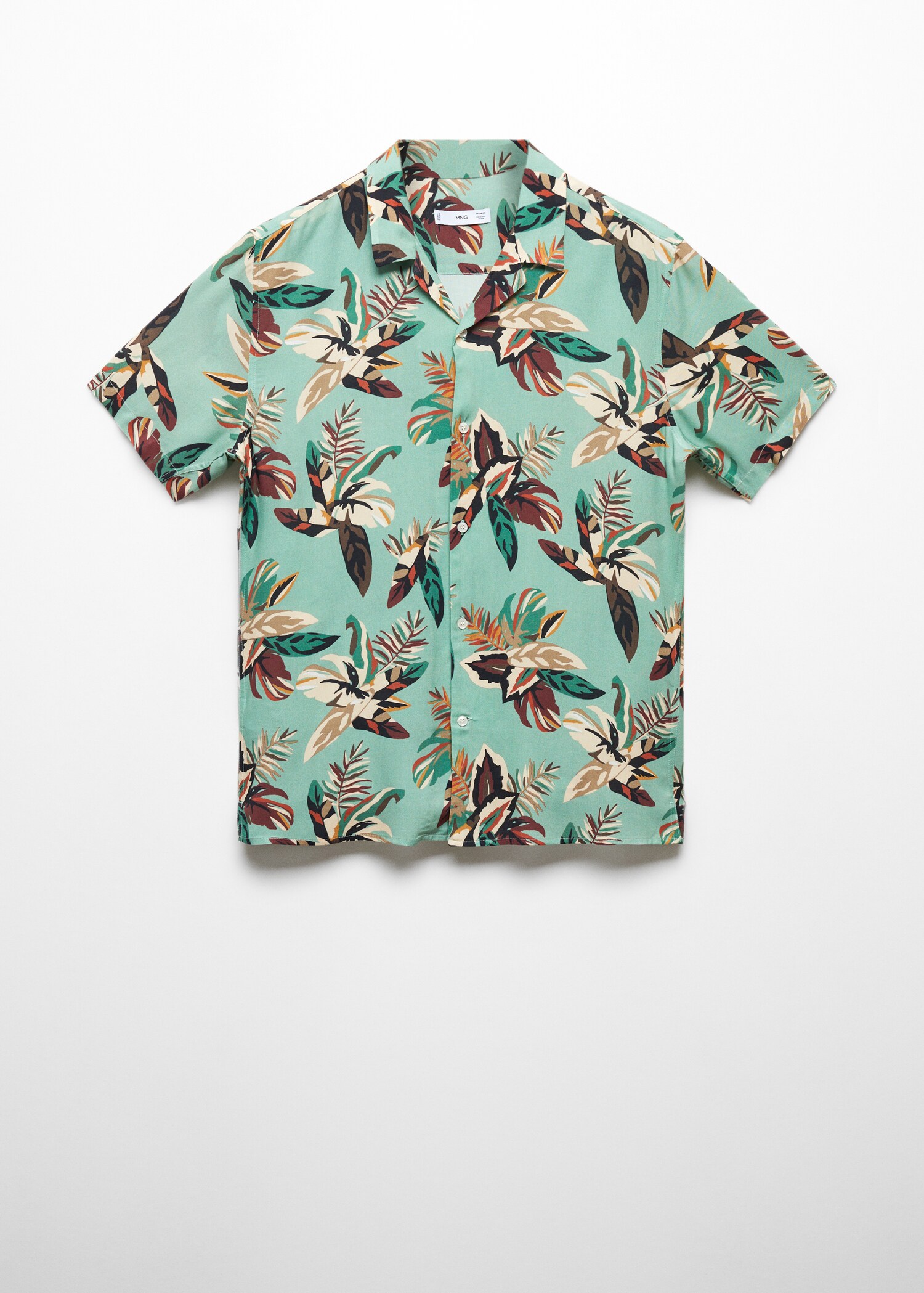 Regular-fit floral print shirt - Article without model