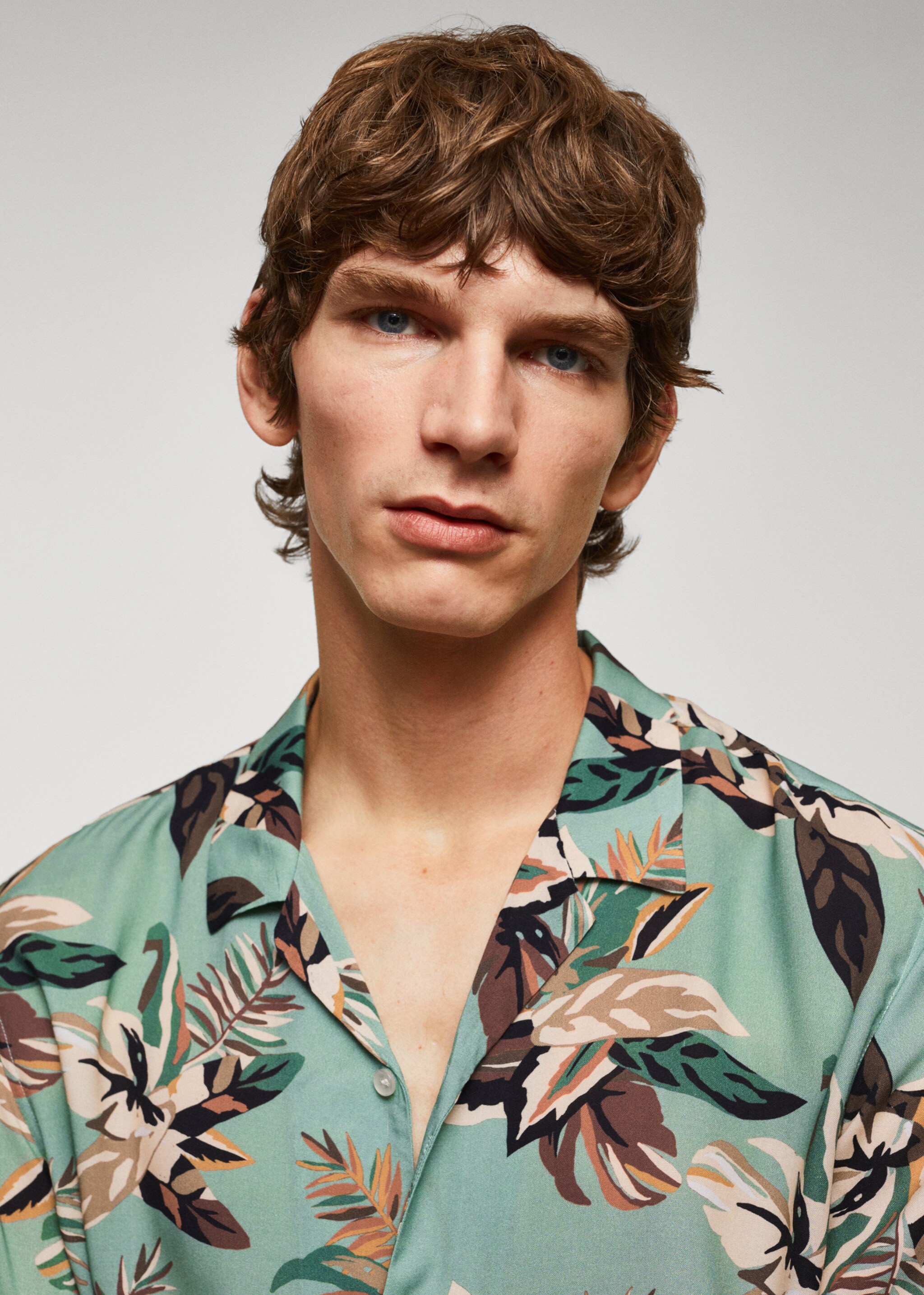 Regular Fit-Hemd mit Blumenprint - Detail des Artikels 1