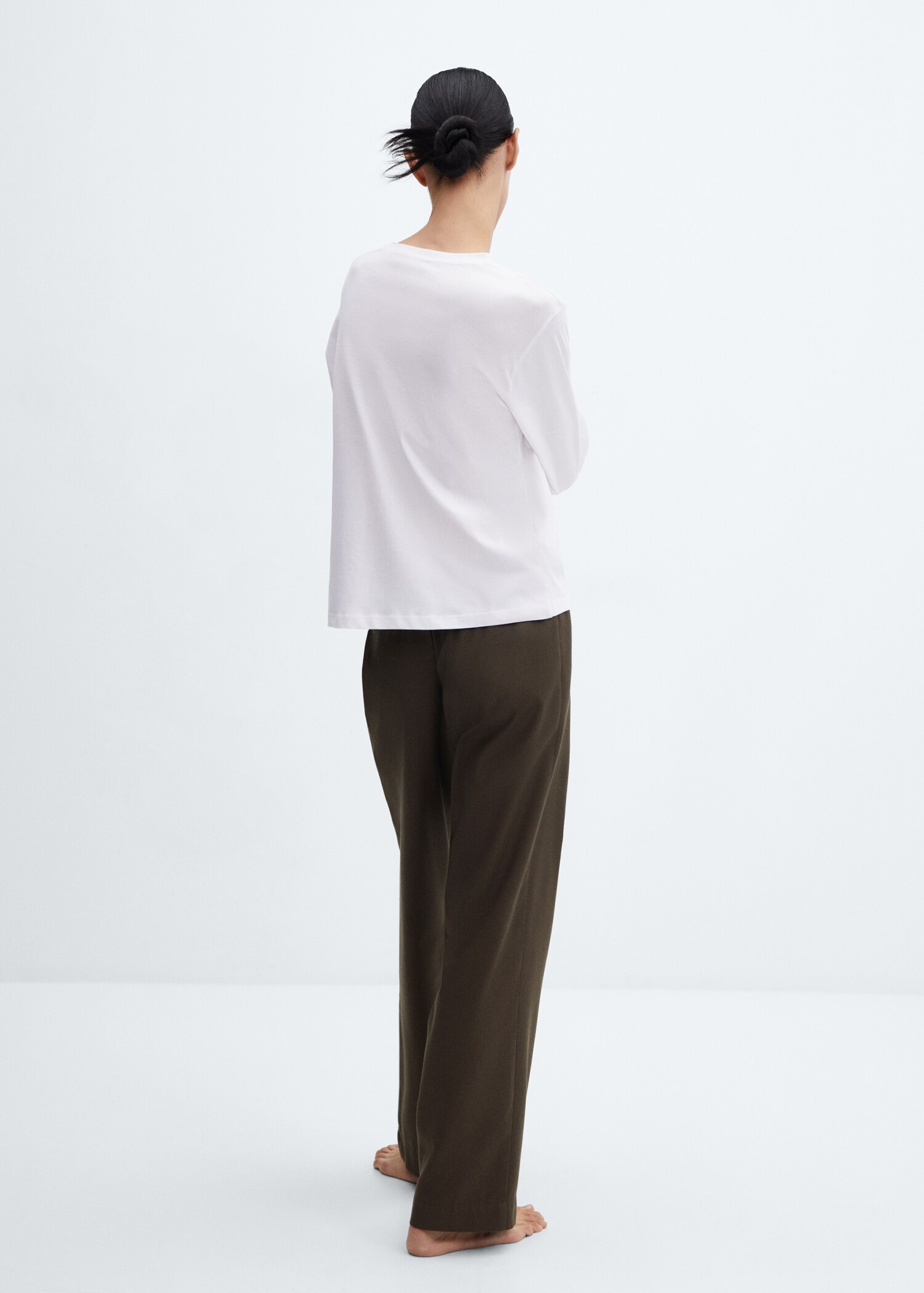 Combined two-piece pyjamas - Reverse of the article