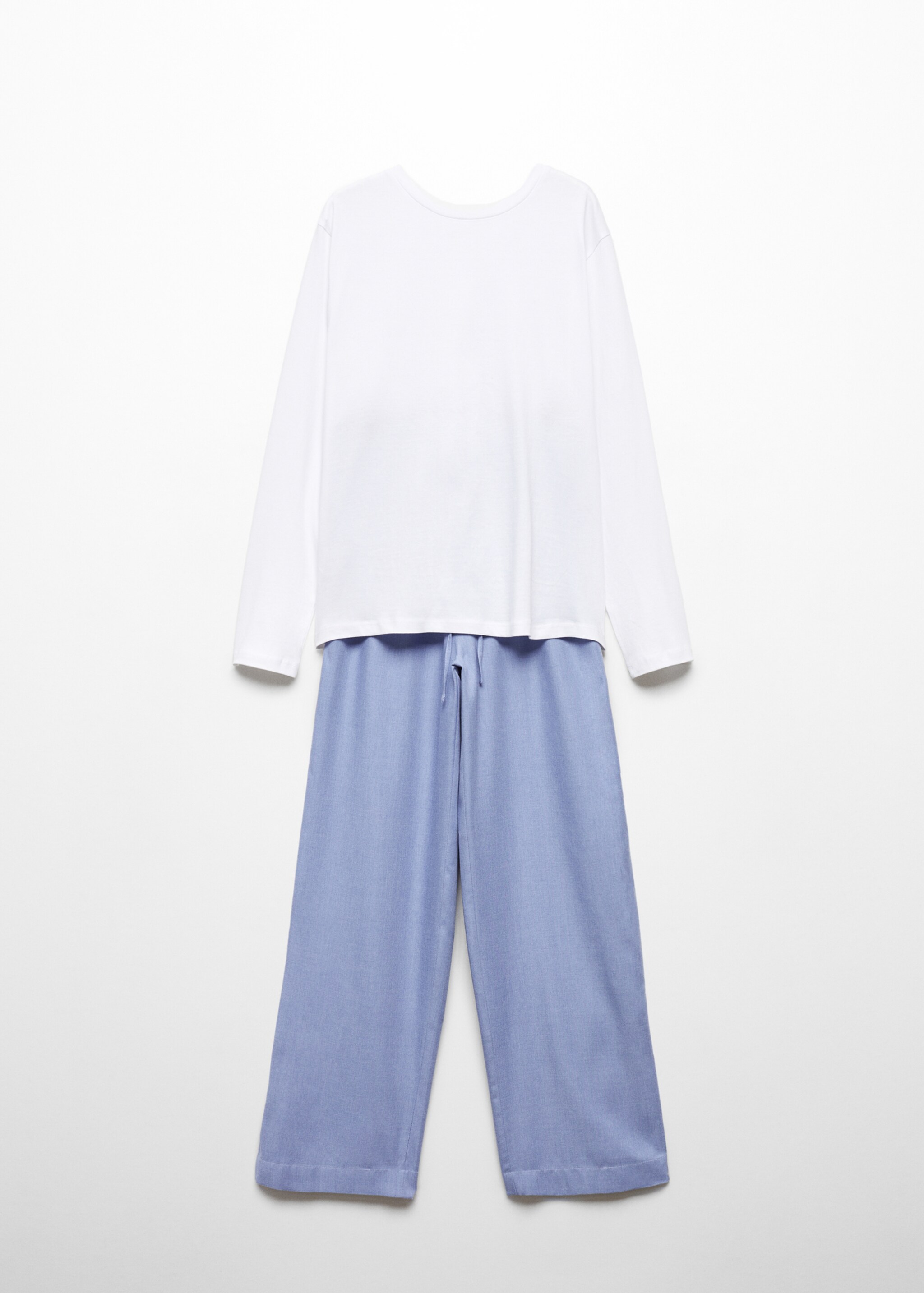 Combined two-piece pyjamas - Article without model, Blue. Ref: 57065803-00.