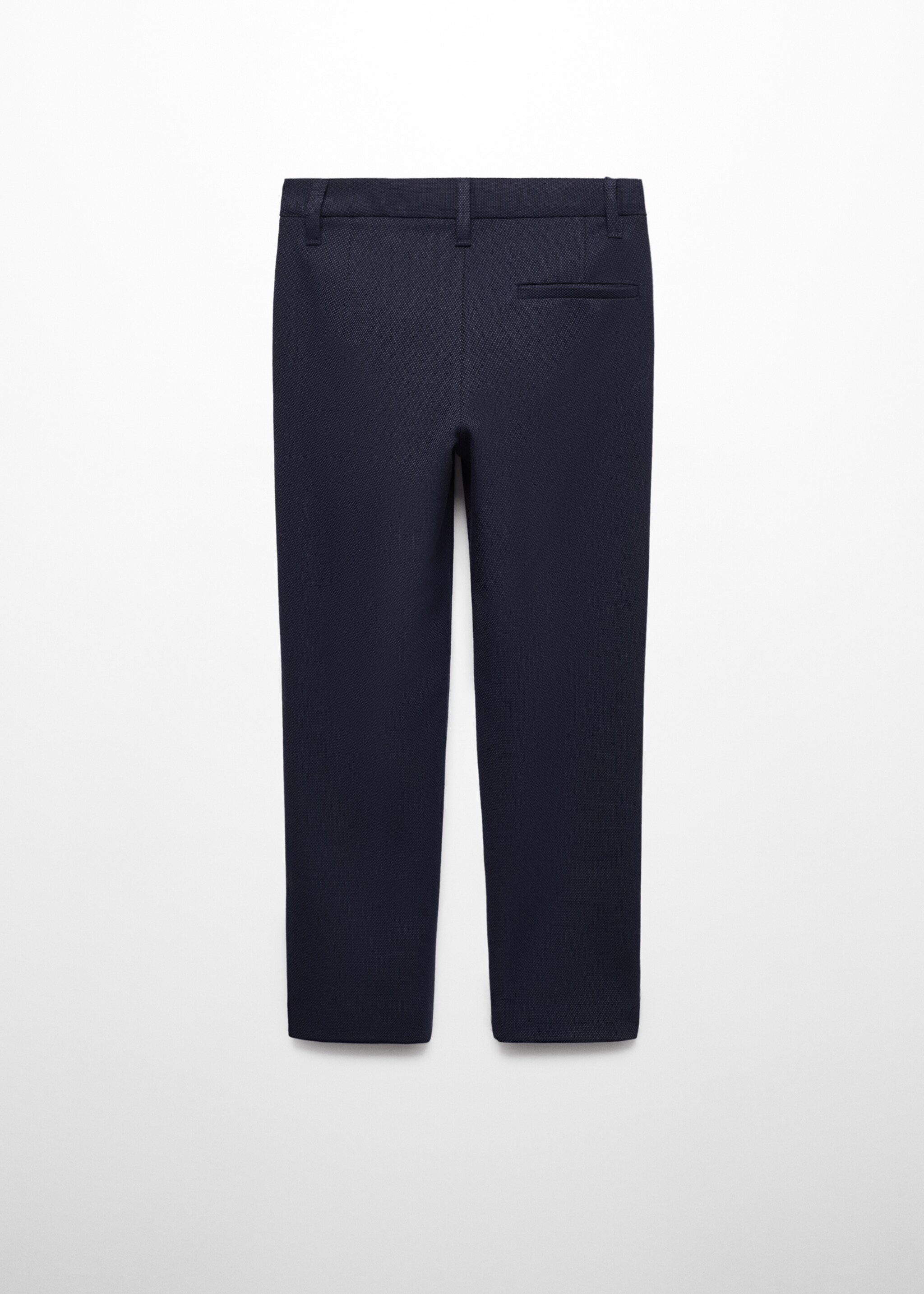 Straight suit trousers - Reverse of the article