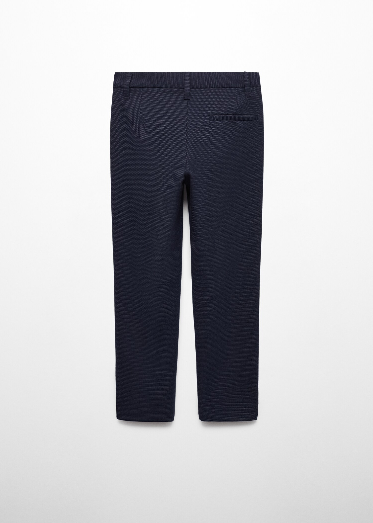 Straight suit trousers - Reverse of the article