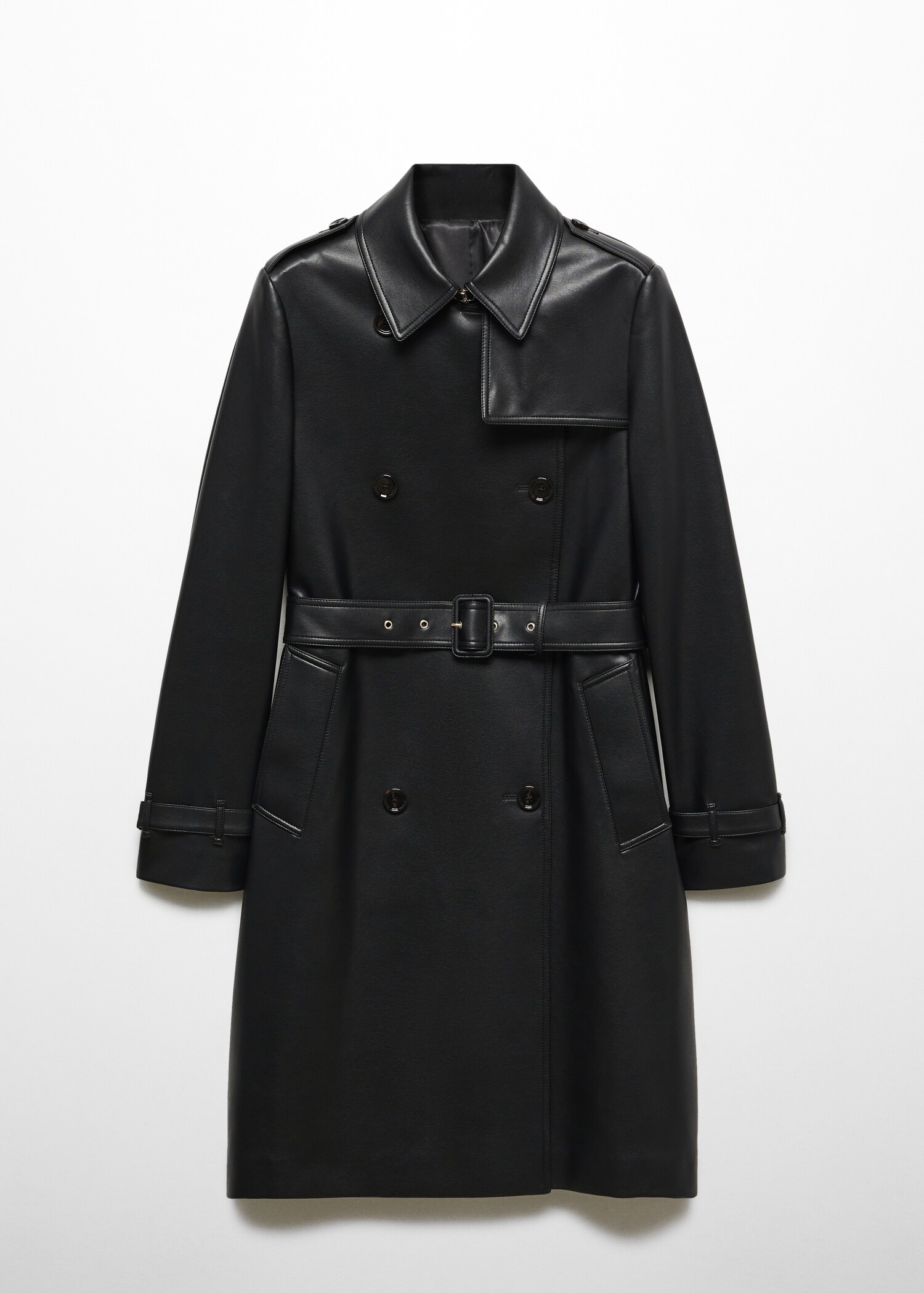 Trench efecto piel - Artículo sin modelo