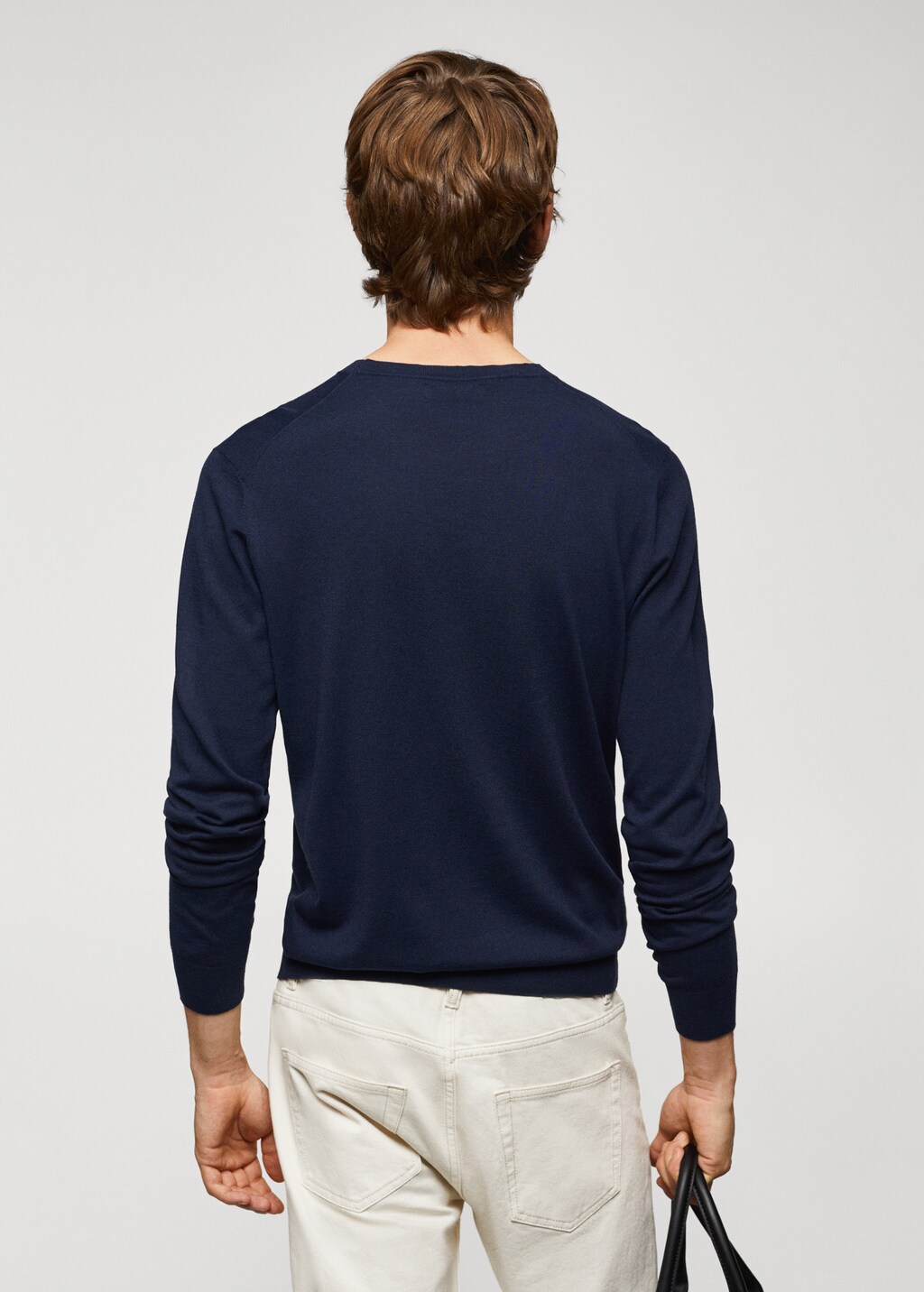JSELF Silk Blend Pullover Set スカイブルー SillePW Pullover in vista blue colour