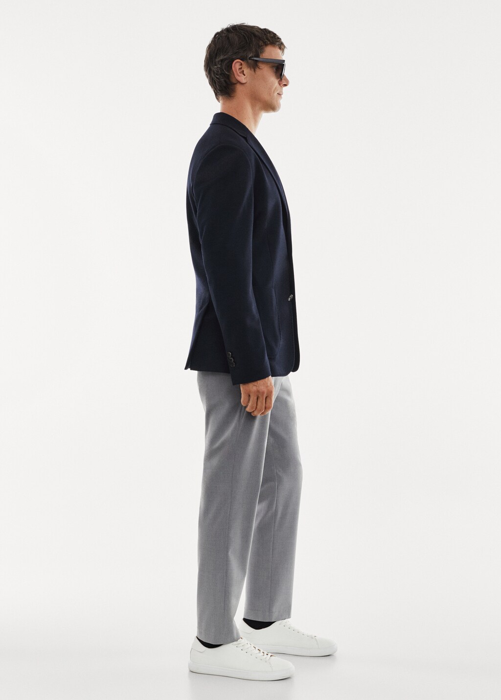 Stretch wool jacket - Men | MANGO OUTLET USA