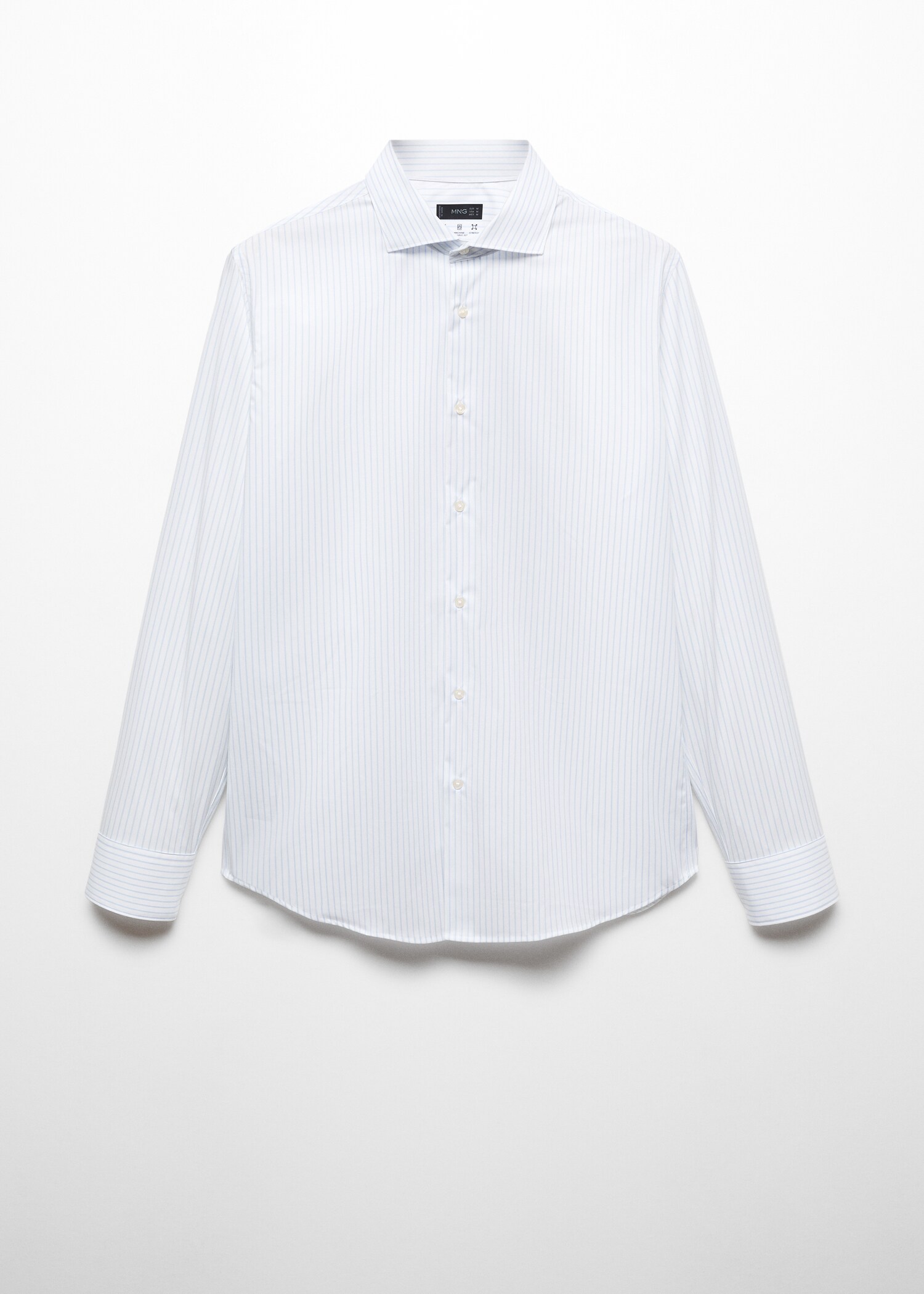 Stretch micro-structure suit shirt - Article without model