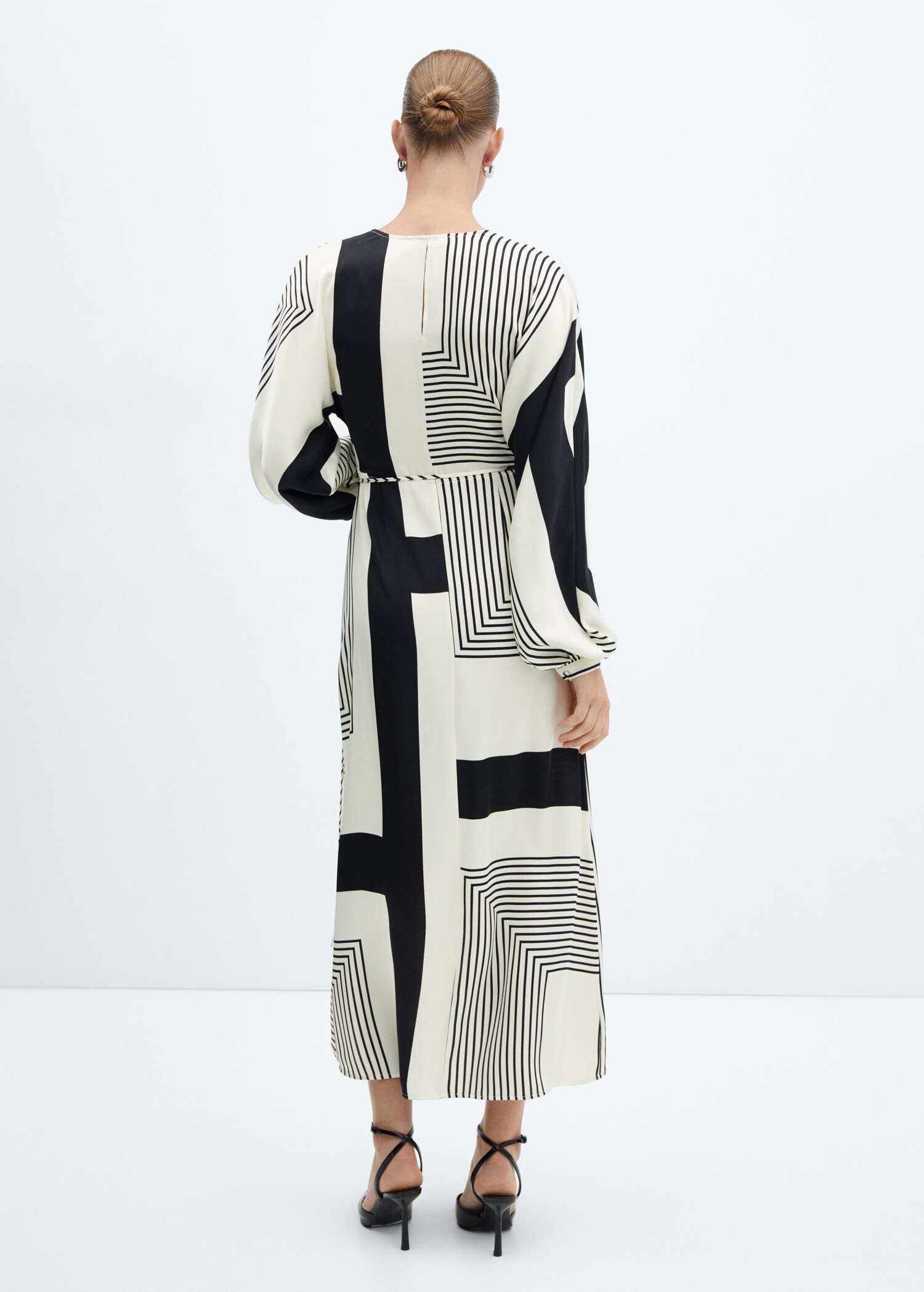Print wrap dress - Reverse of the article