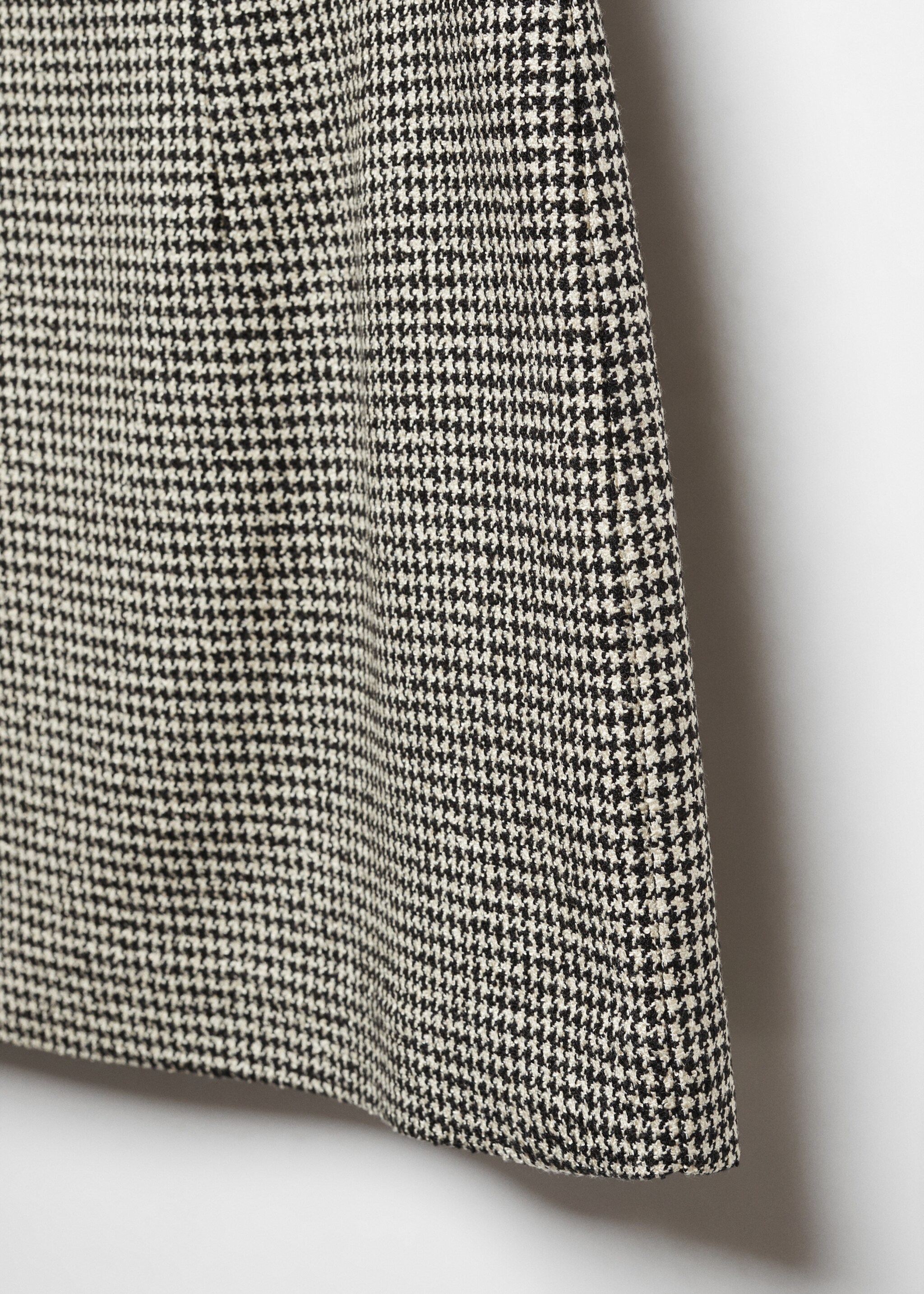 Houndstooth straight mini-skirt - Details of the article 8