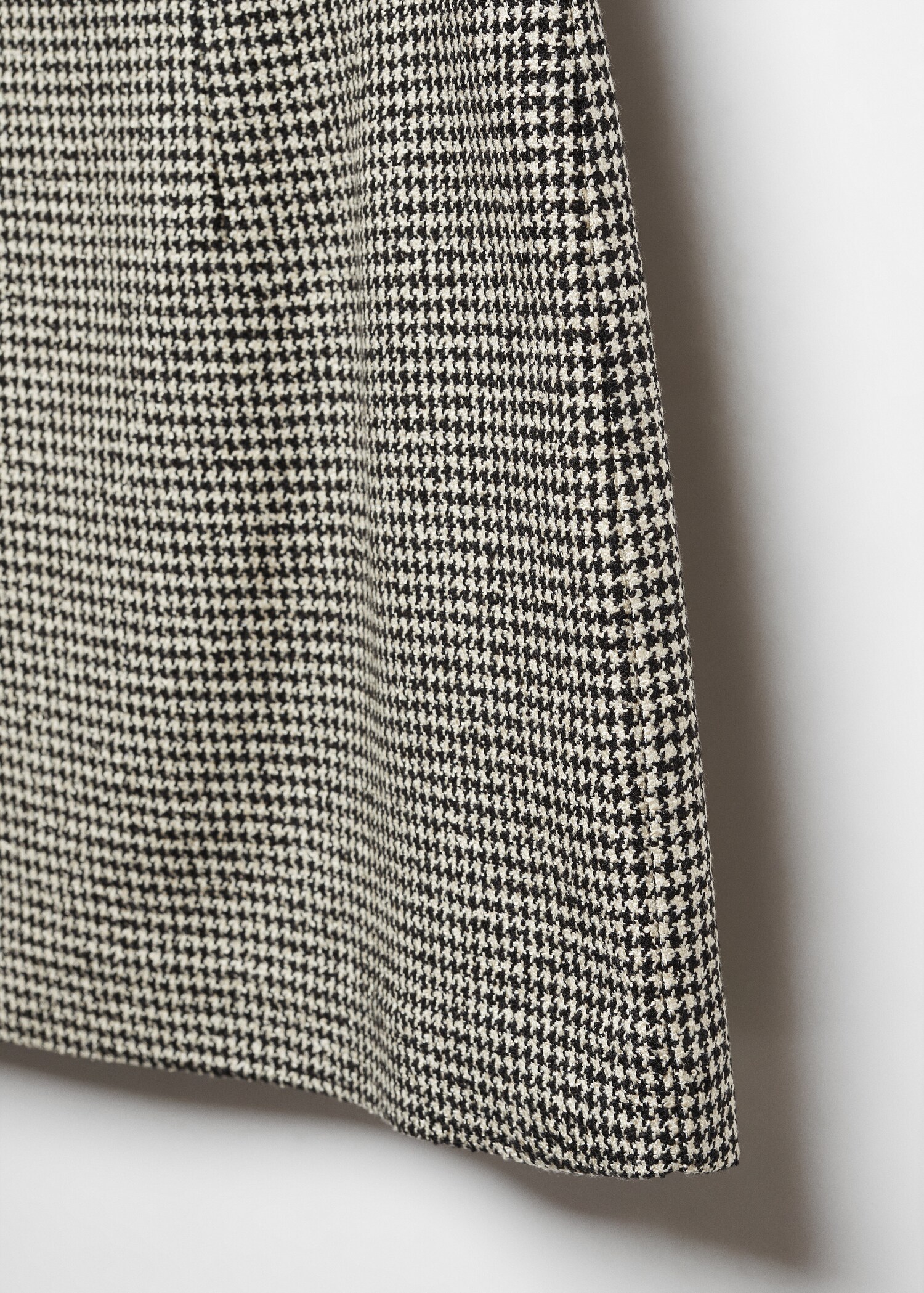 Houndstooth straight mini-skirt - Details of the article 8