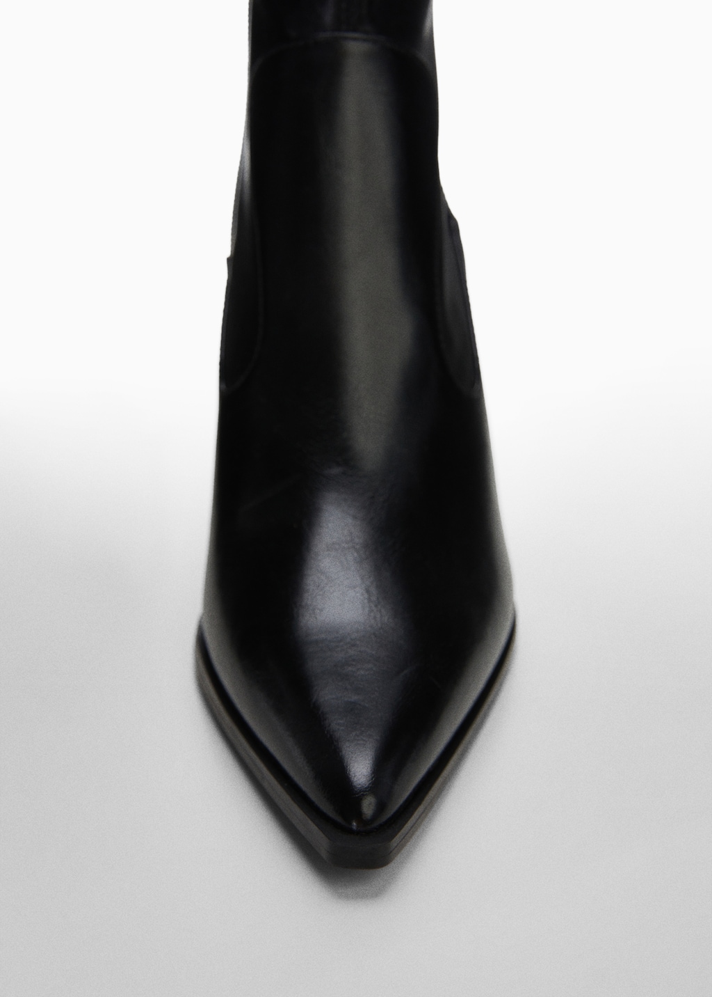 靴 twisted leather pointed toe zip boots twisted leather pointed toe zip boots