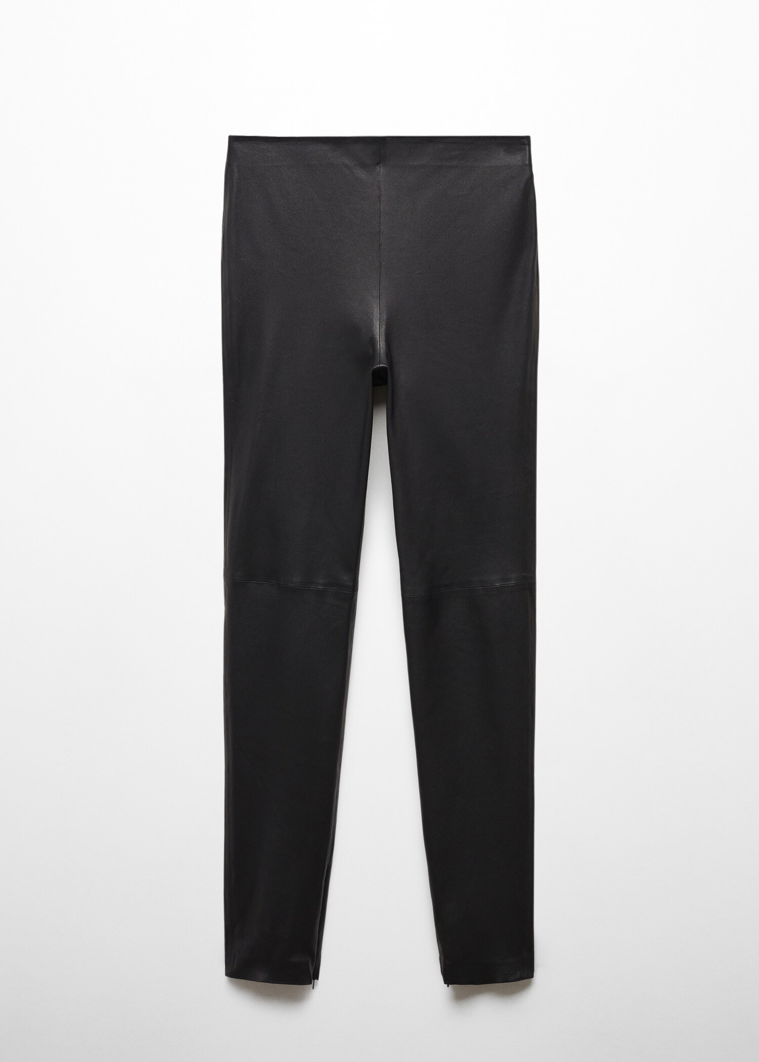 Leather leggings with zip - Article without model