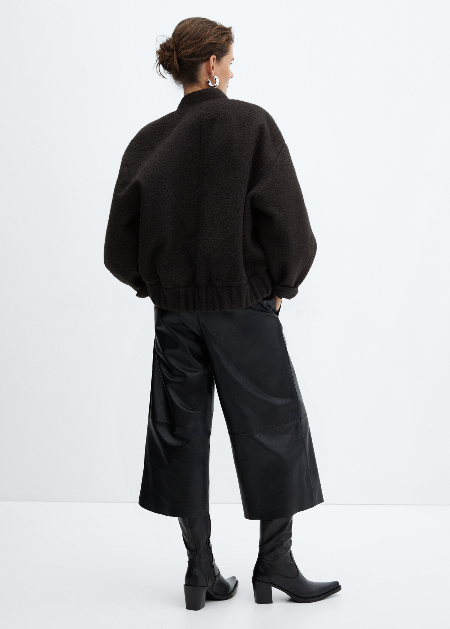 Veste bomber oversize - Verso de l’article