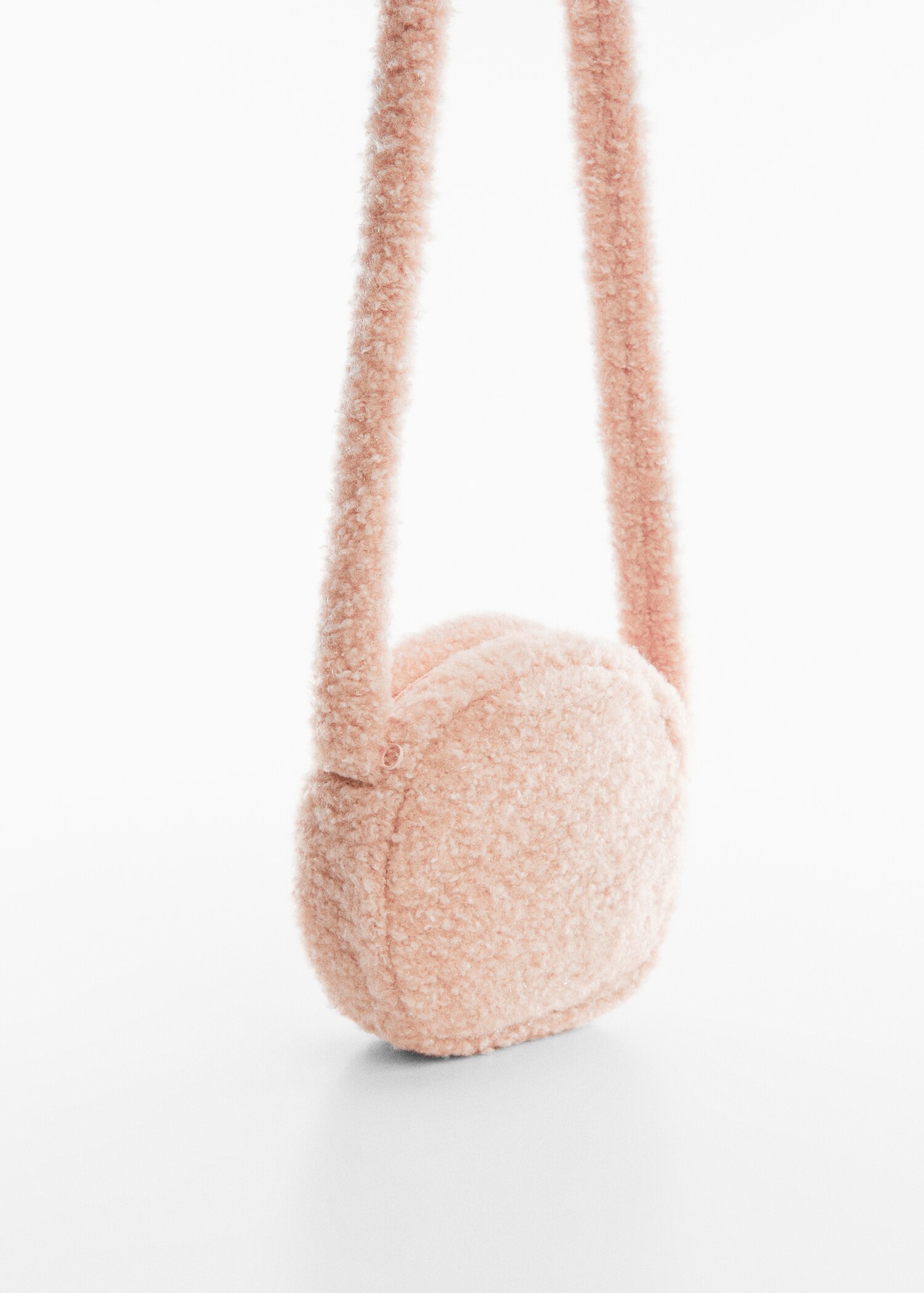 Shearling-effect bag - Medium plane
