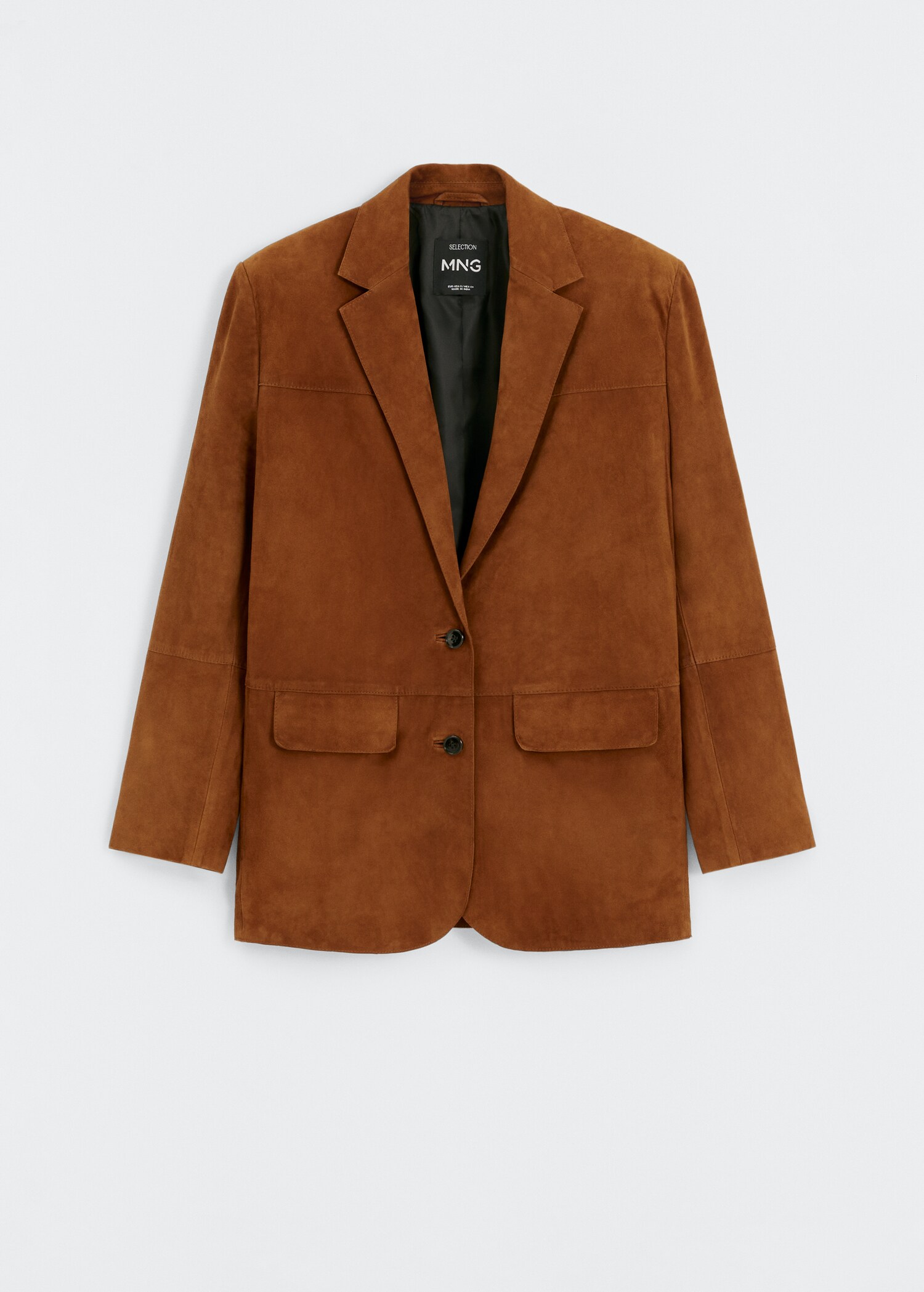 Oversized suede jacket - Article without model