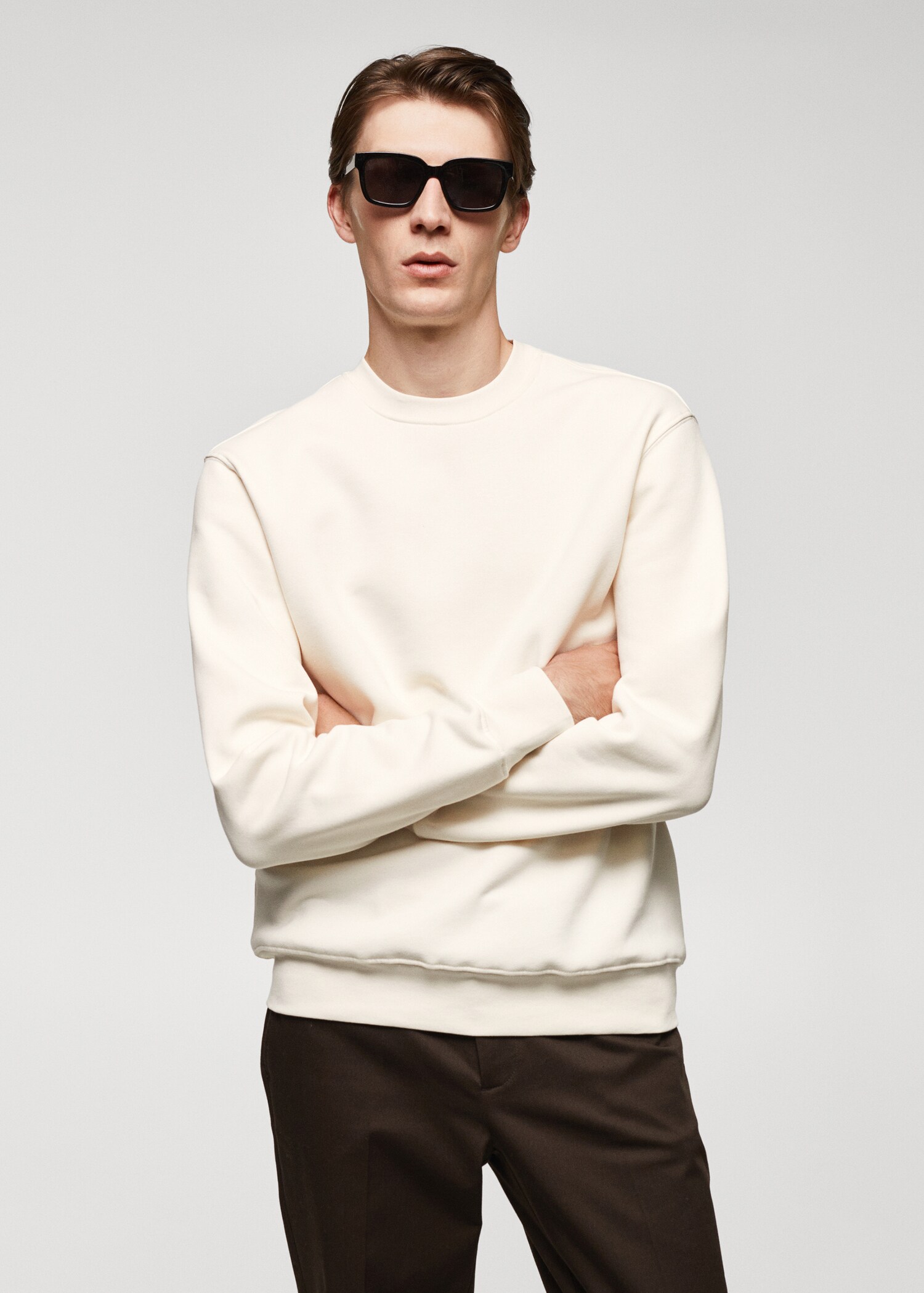 Lightweight cotton sweatshirt - Medium plane