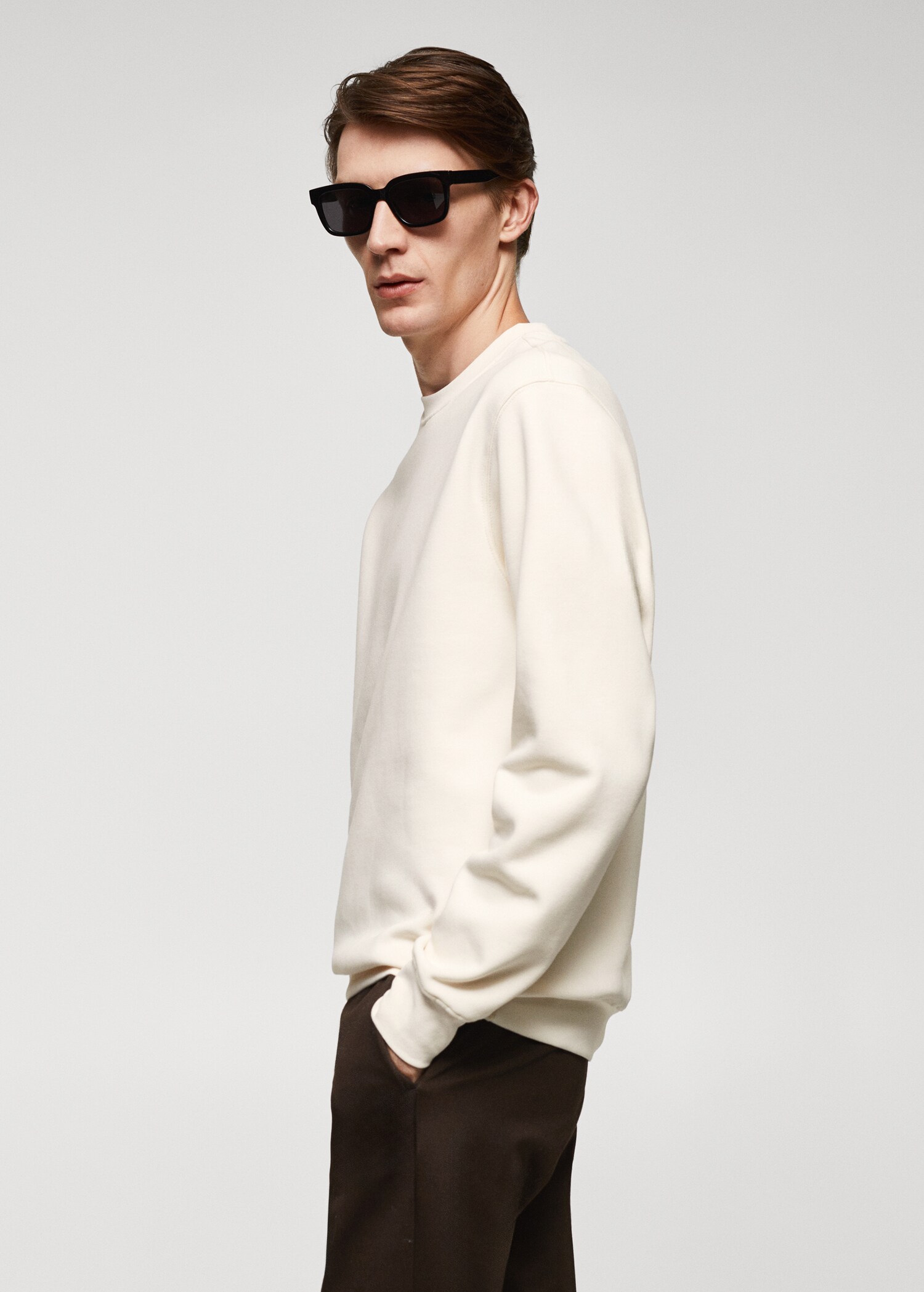 Lightweight cotton sweatshirt - Details of the article 2