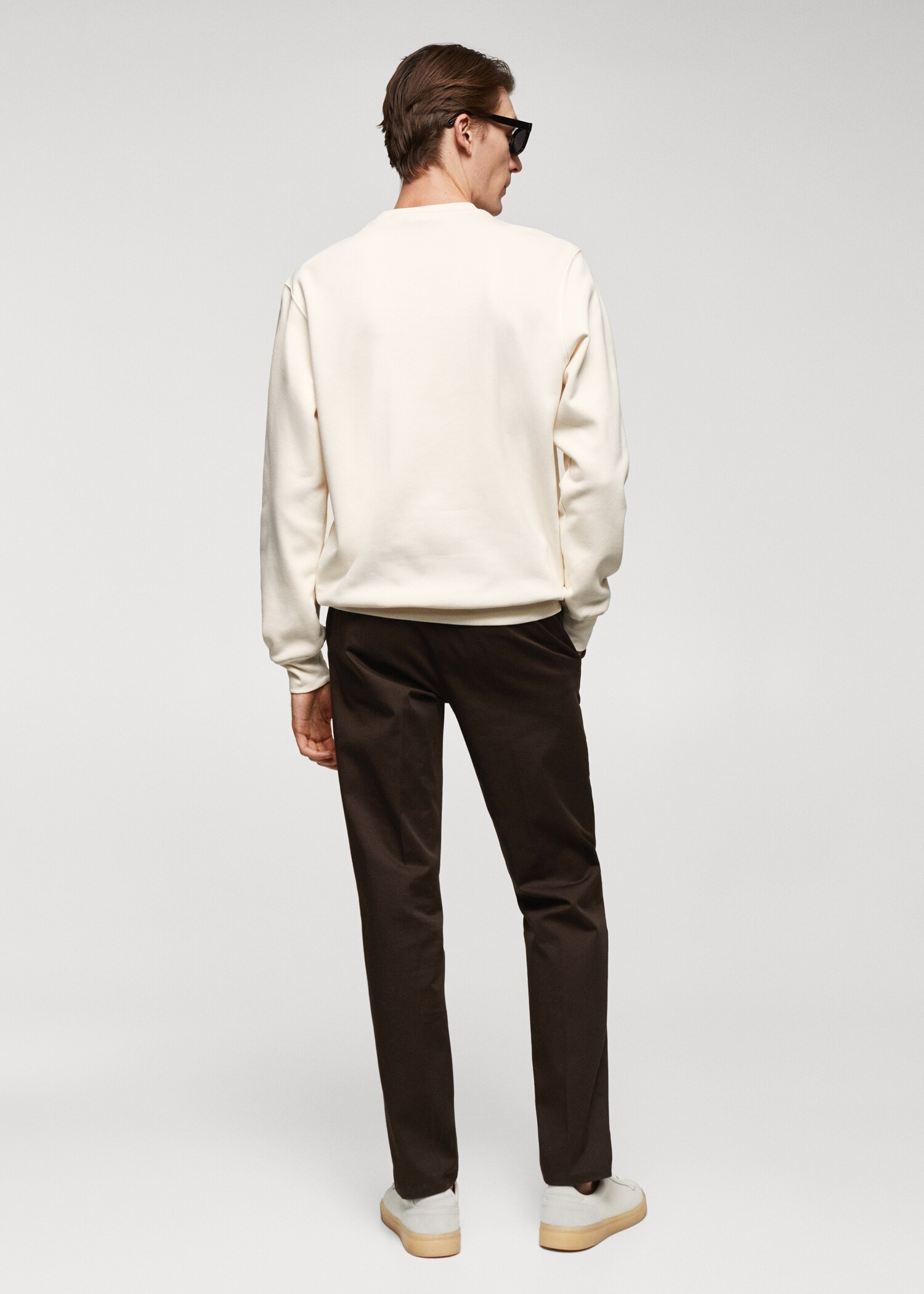 Lightweight cotton sweatshirt - Reverse of the article