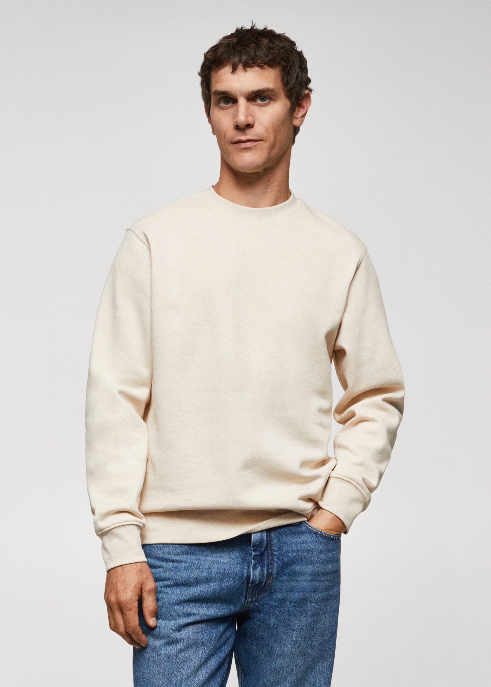 Lightweight cotton sweatshirt - Medium plane