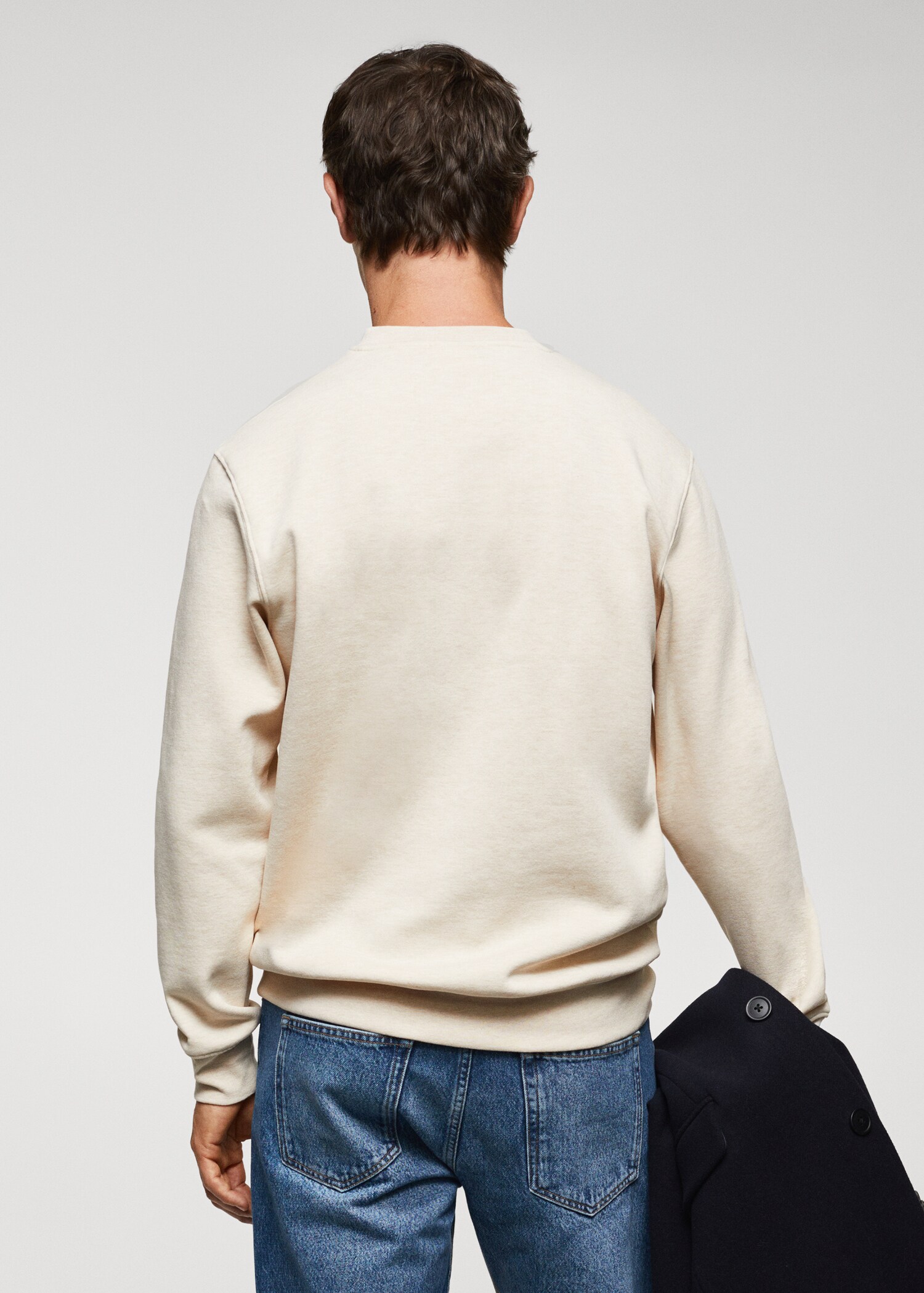 Lightweight cotton sweatshirt - Reverse of the article