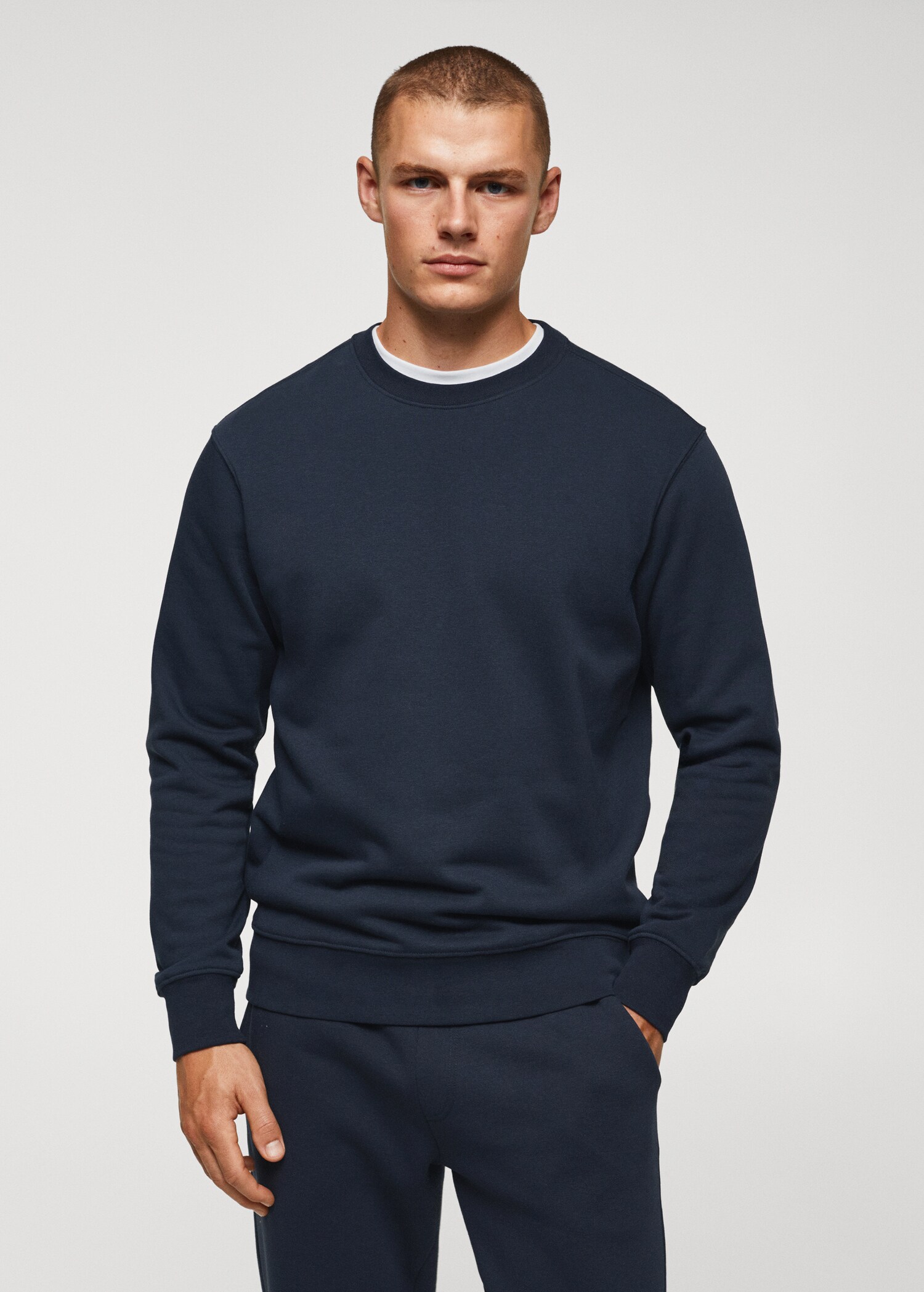 Lightweight cotton sweatshirt - Medium plane