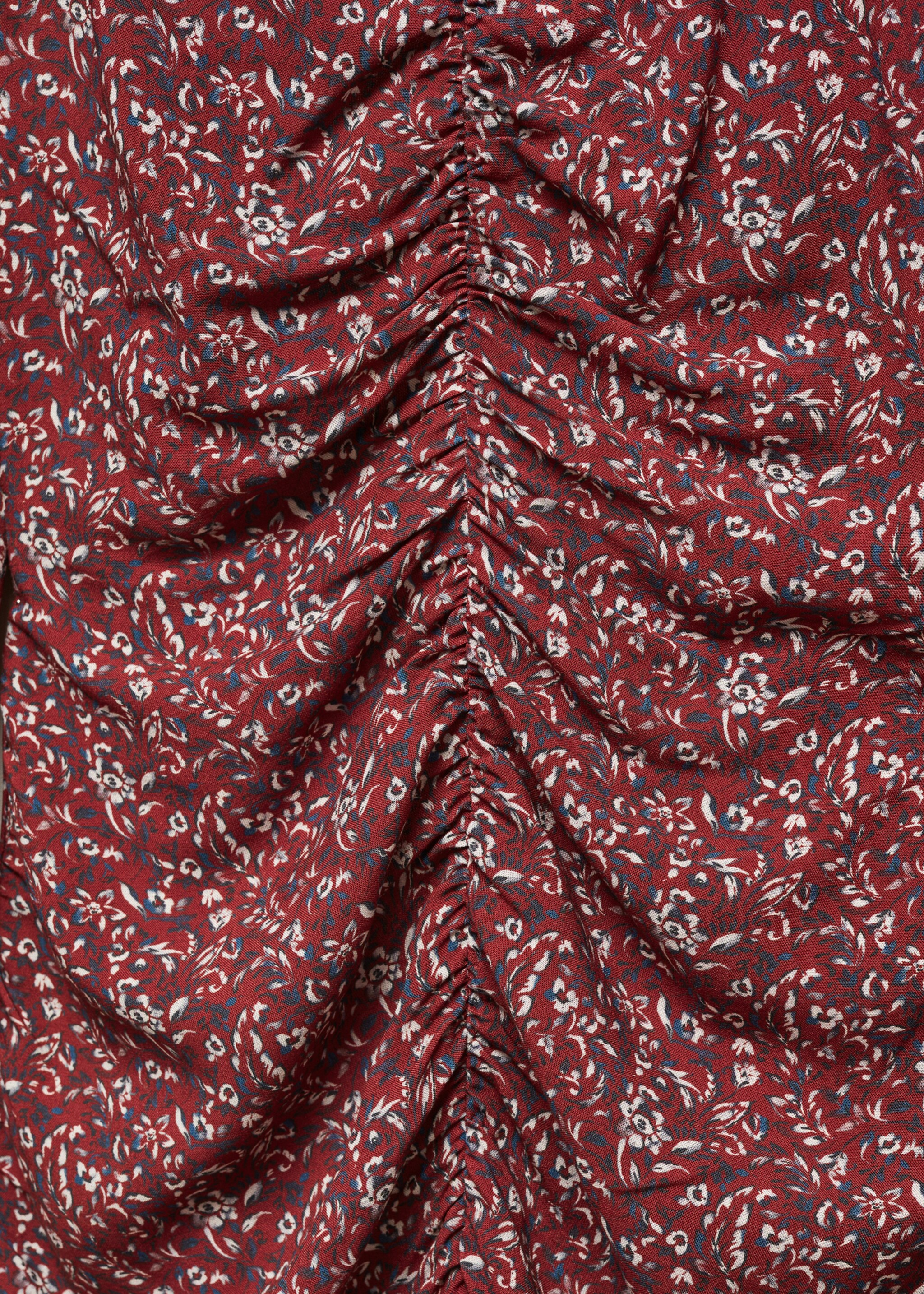 Ruched detail flower dress - Details of the article 8
