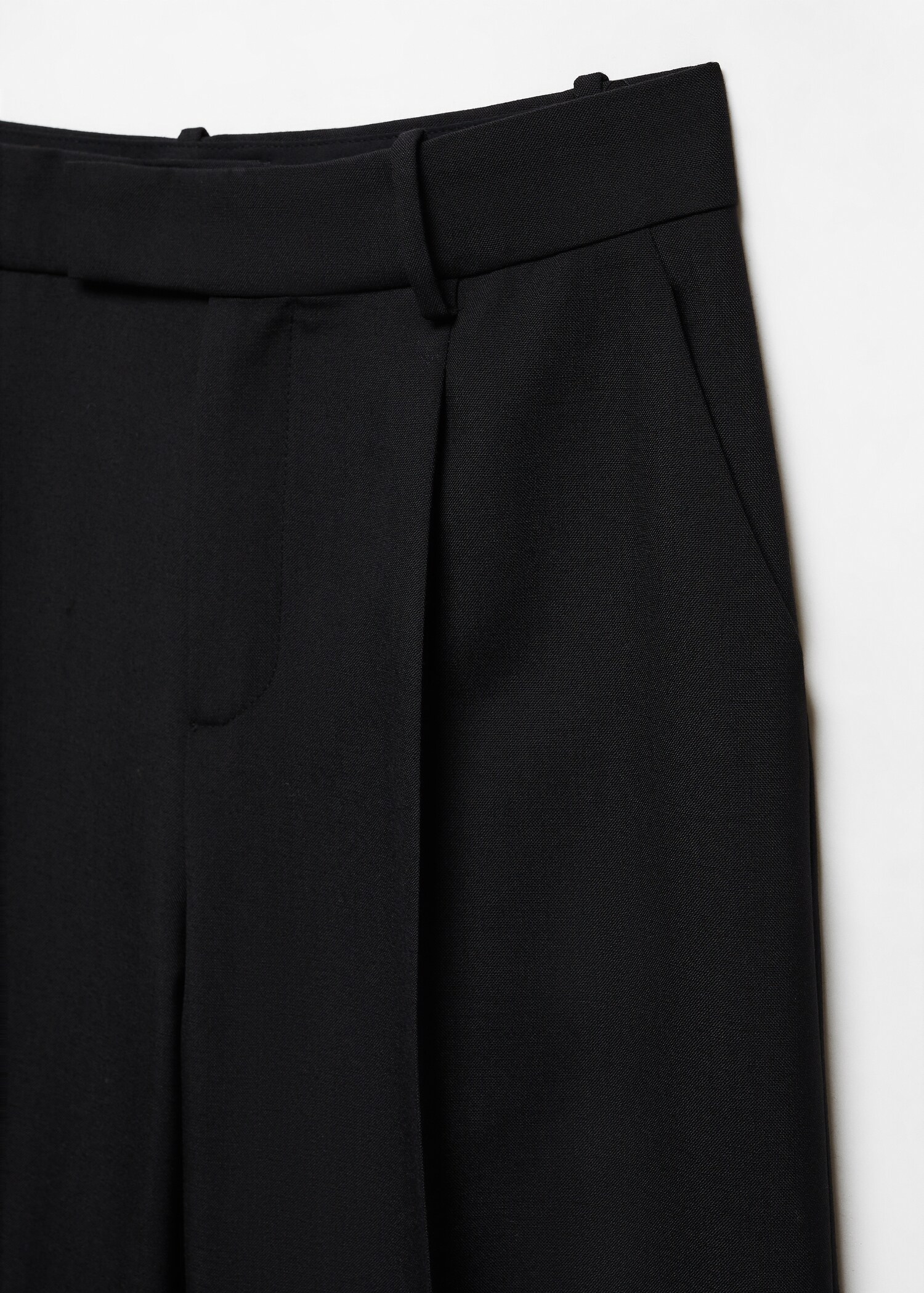 Wideleg wool suit trousers - Details of the article 8