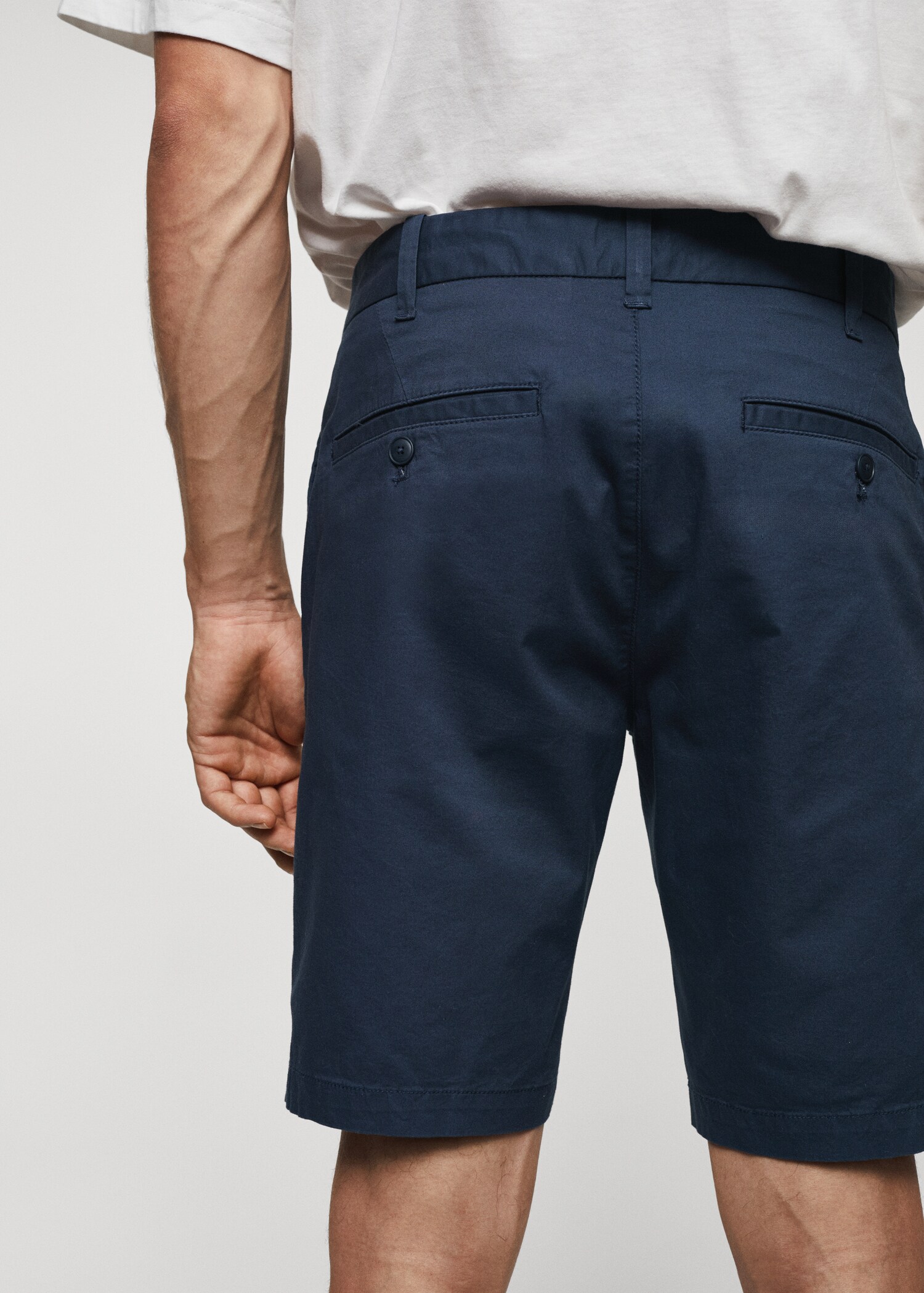 Bermuda slim-fit chino coton - Détail de l'article 4