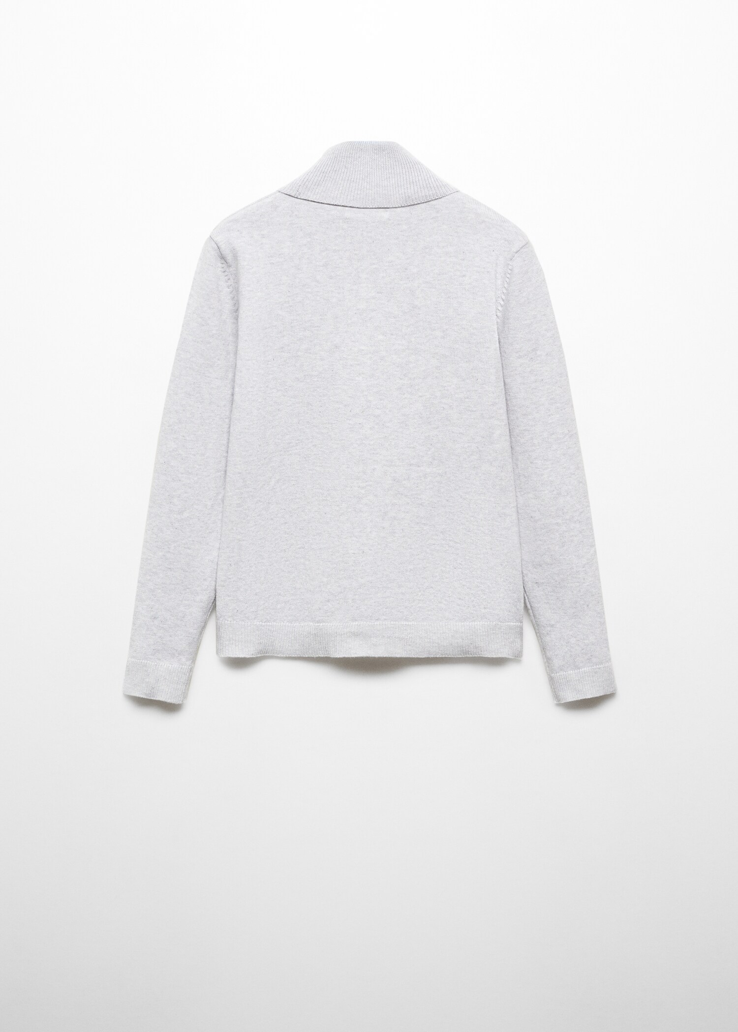 Cable-knit turtleneck sweater - Reverse of the article