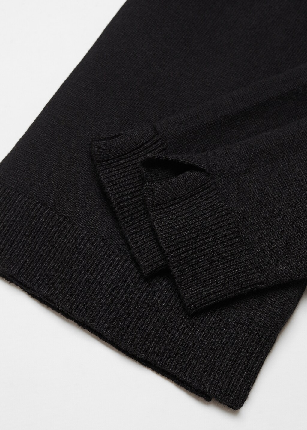 Cable-knit turtleneck sweater - Girls | MANGO OUTLET USA