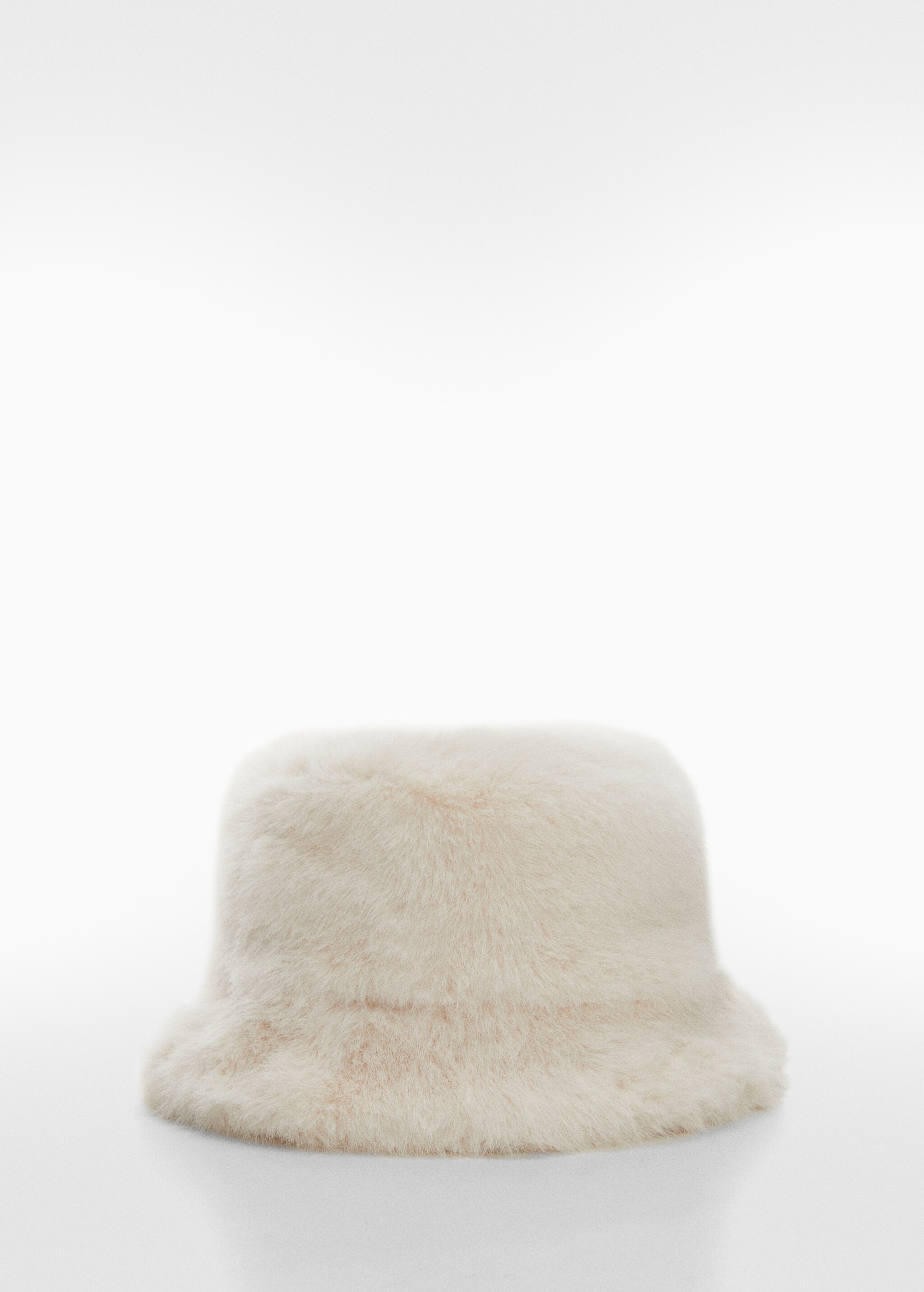 Fur-effect bucket hat - Article without model