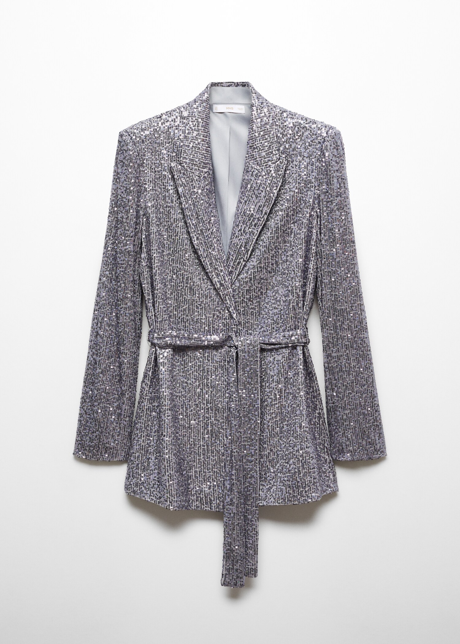 Sequin jacket with detachable belt - Article without model