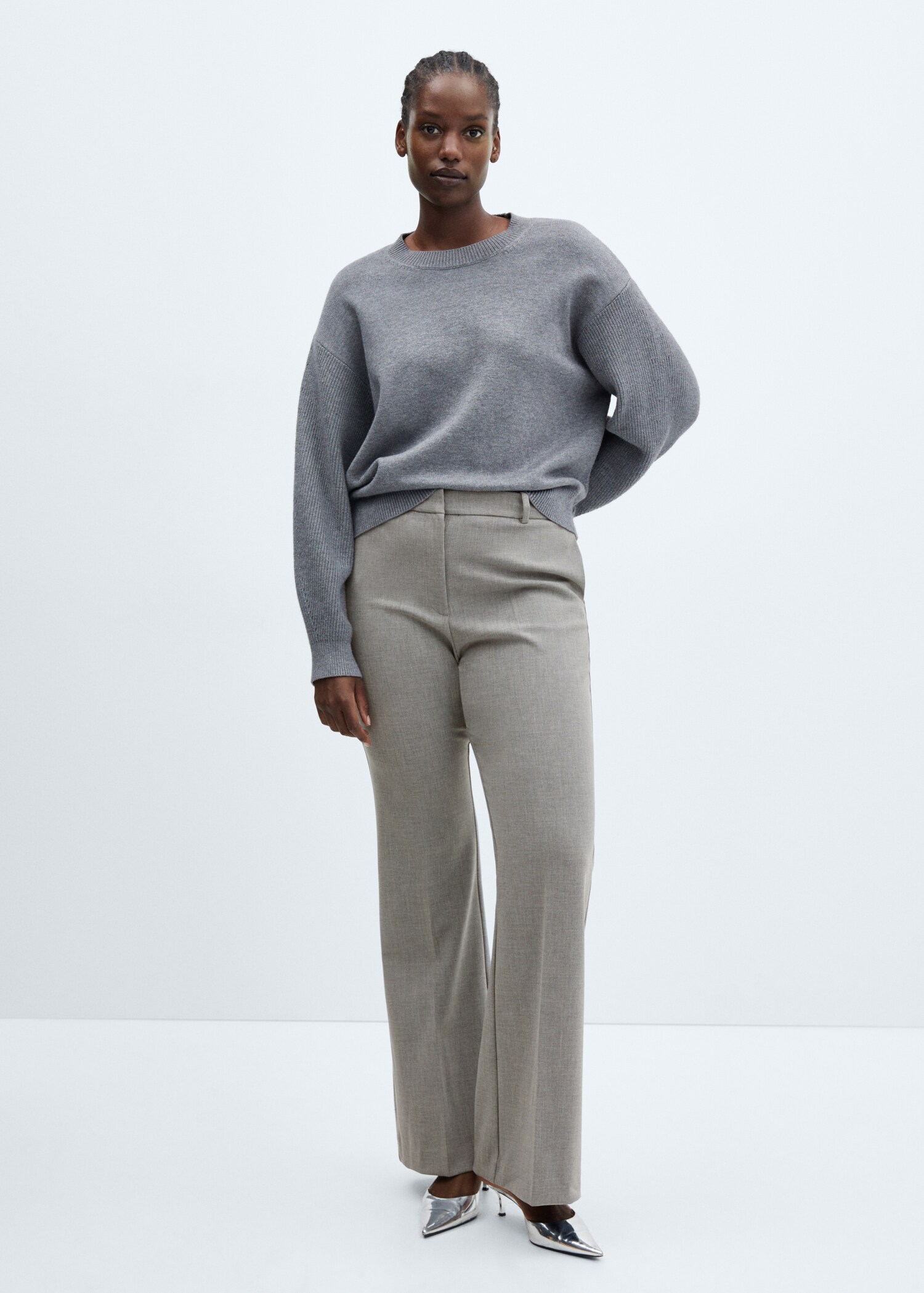 Wide-leg marbled pants - Details of the article 3