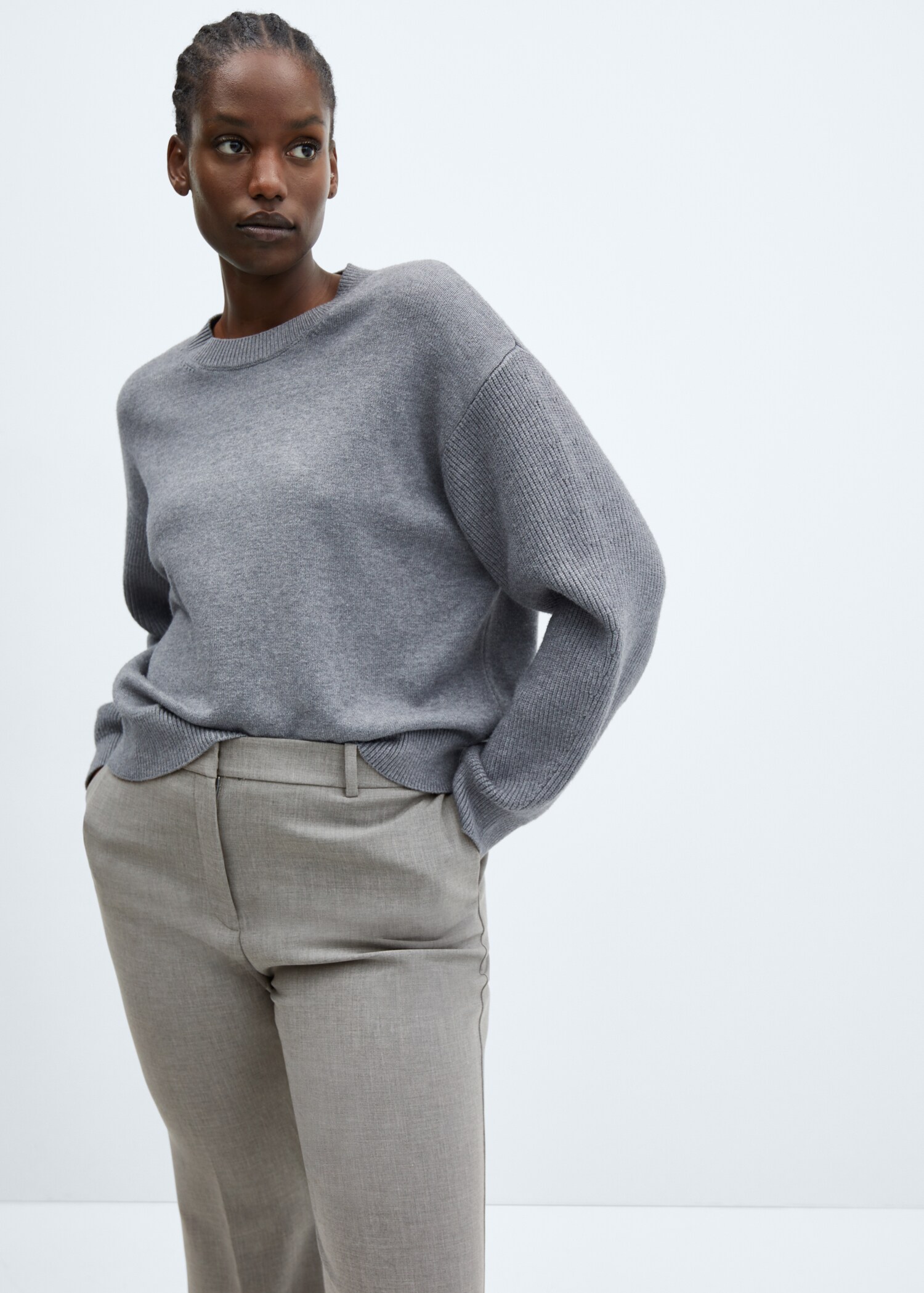 Wide-leg marbled pants - Details of the article 5