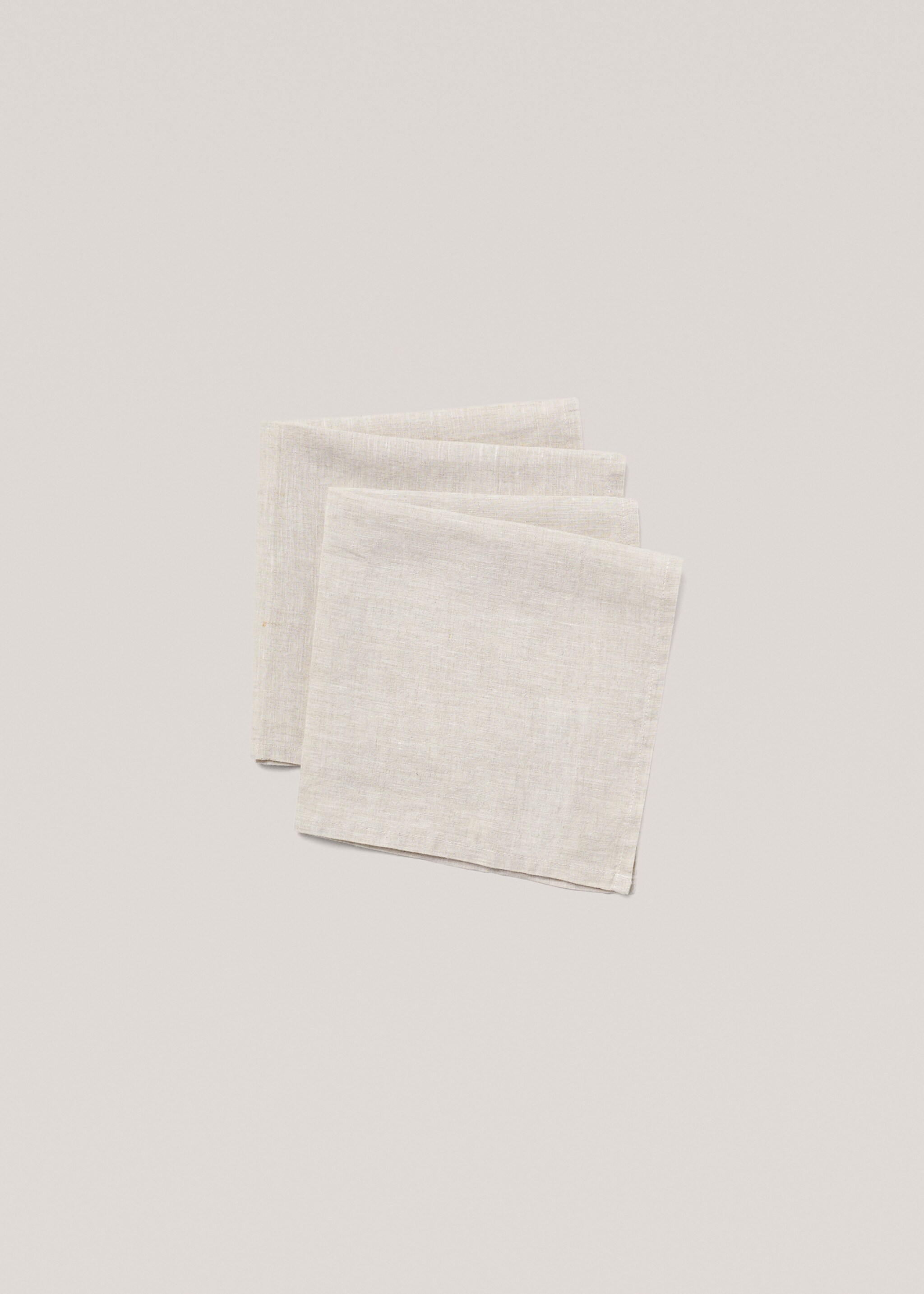 Serviette de table 100 % lin 45x45 cm - Détail de l'article 1