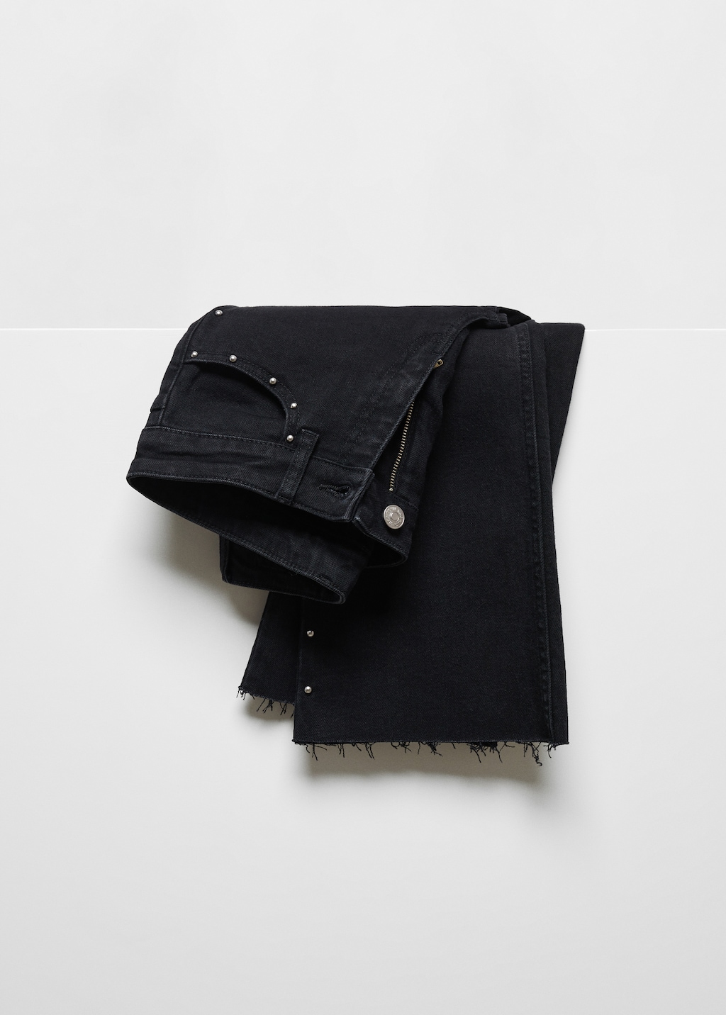 パンツ Beaded design black flare denim Beaded flared jeans - Teen Girl | MANGO OUTLET USA