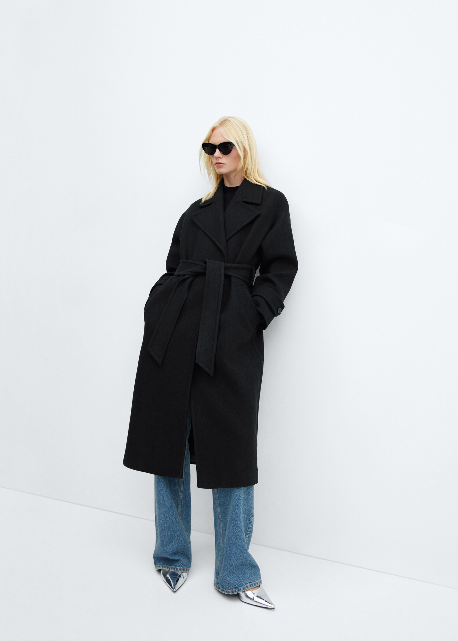 Manteau laine Manteco maxi revers - Détail de l'article 2