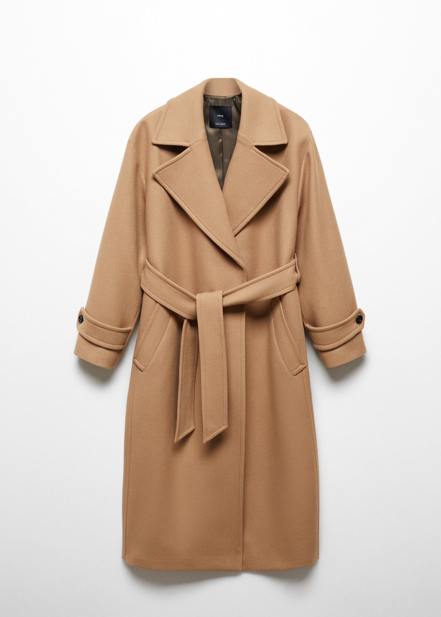 Abrigo lana manteco maxi solapas - Artículo sin modelo