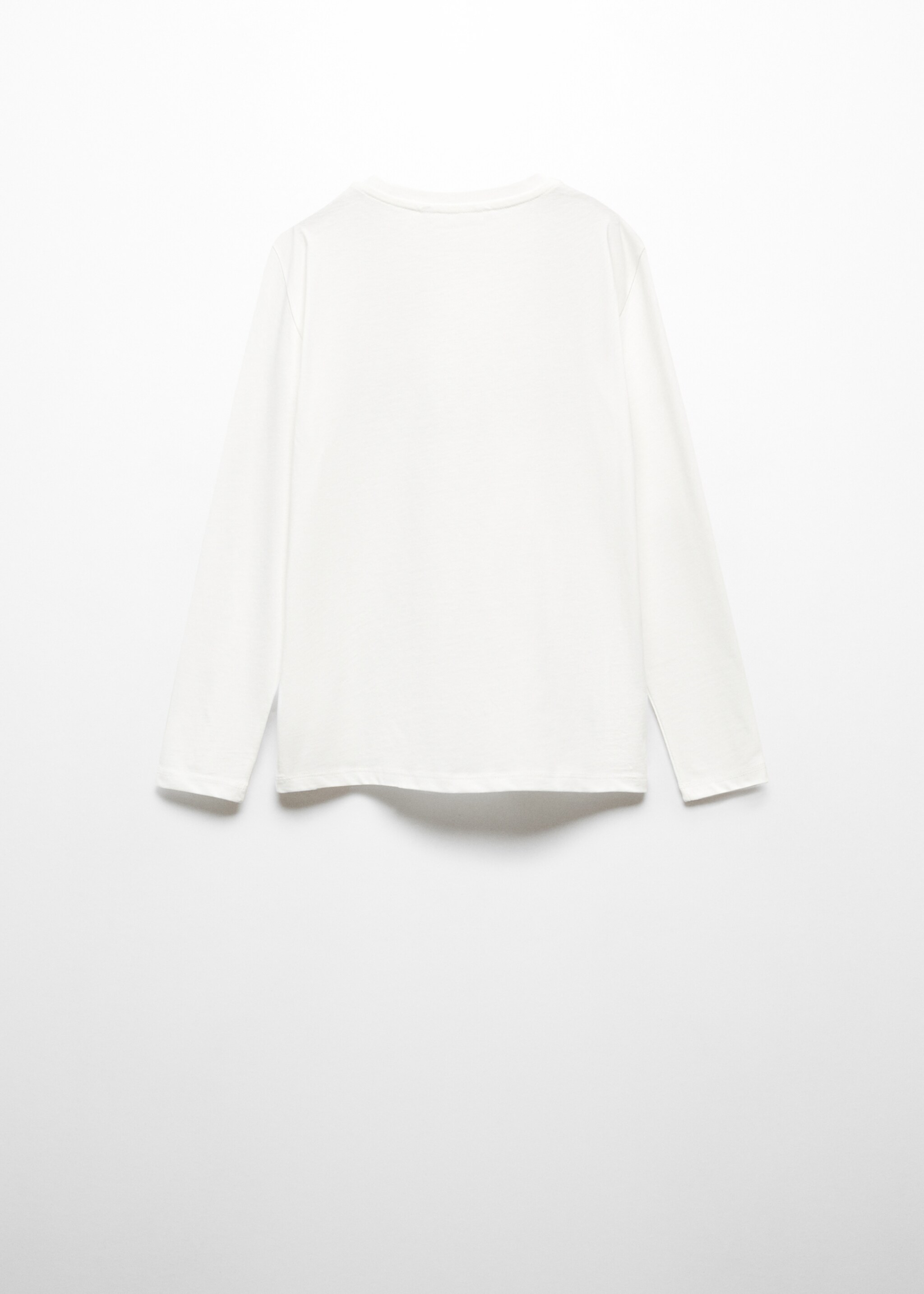 Printed long sleeve t-shirt - Reverse of the article