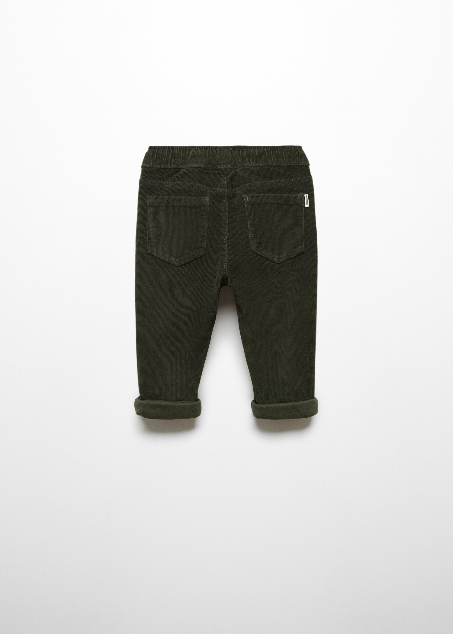 Corduroy jogger trousers - Reverse of the article