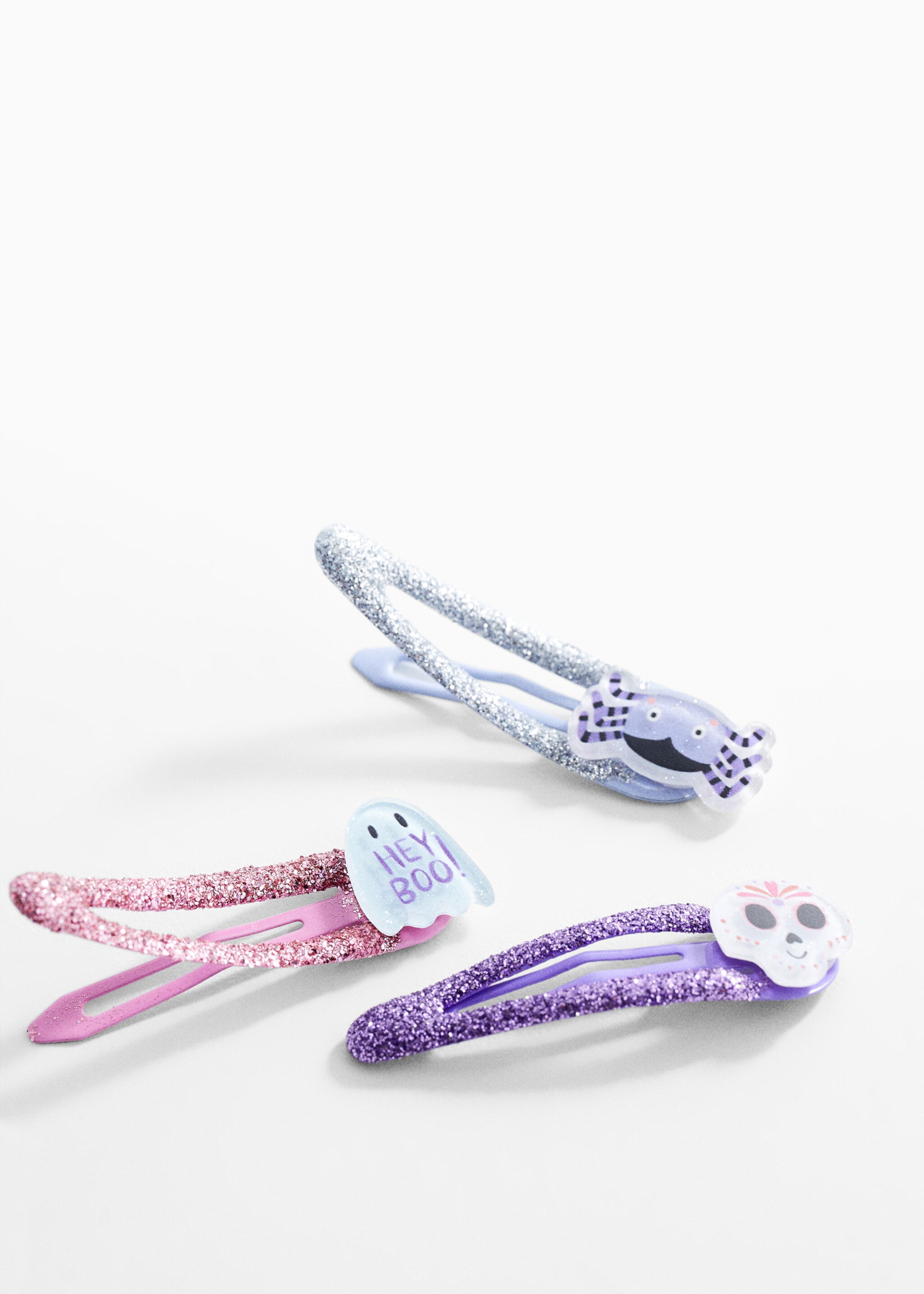 Pack of 3 Halloween hair pins - Medium plane