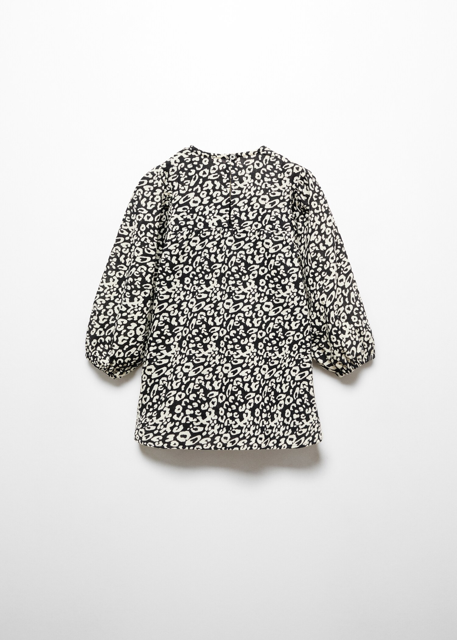 Printed cotton dress - Reverse of the article