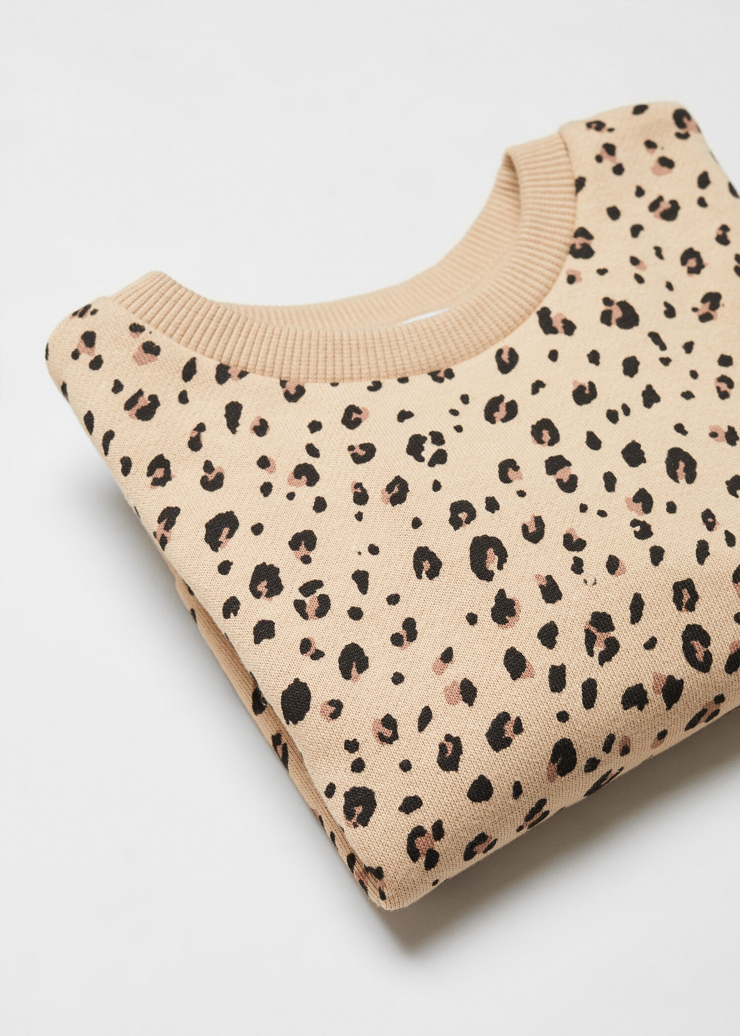 Sudadera algodón leopardo - Detalle del artículo 0