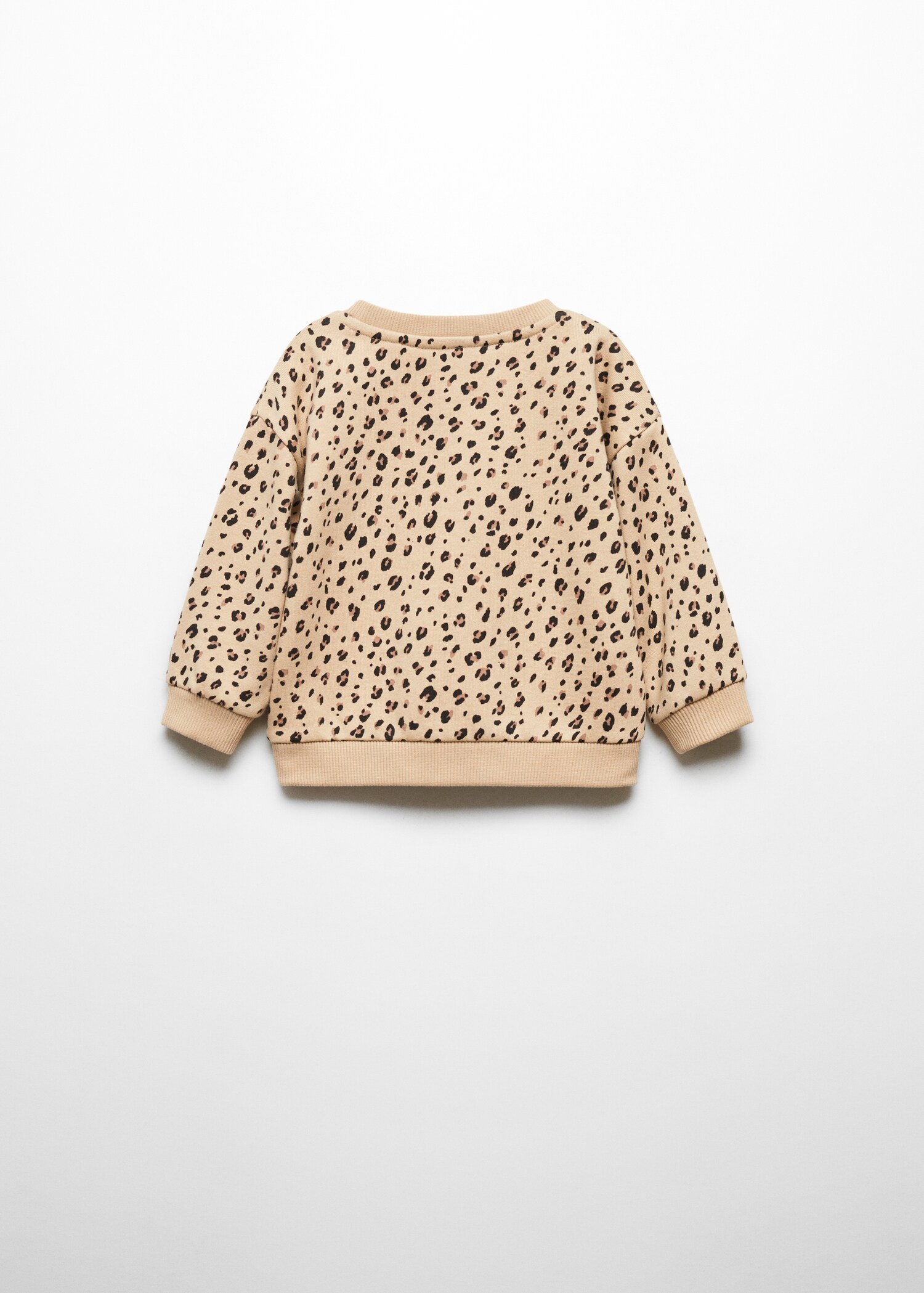 Sudadera algodón leopardo - Reverso del artículo