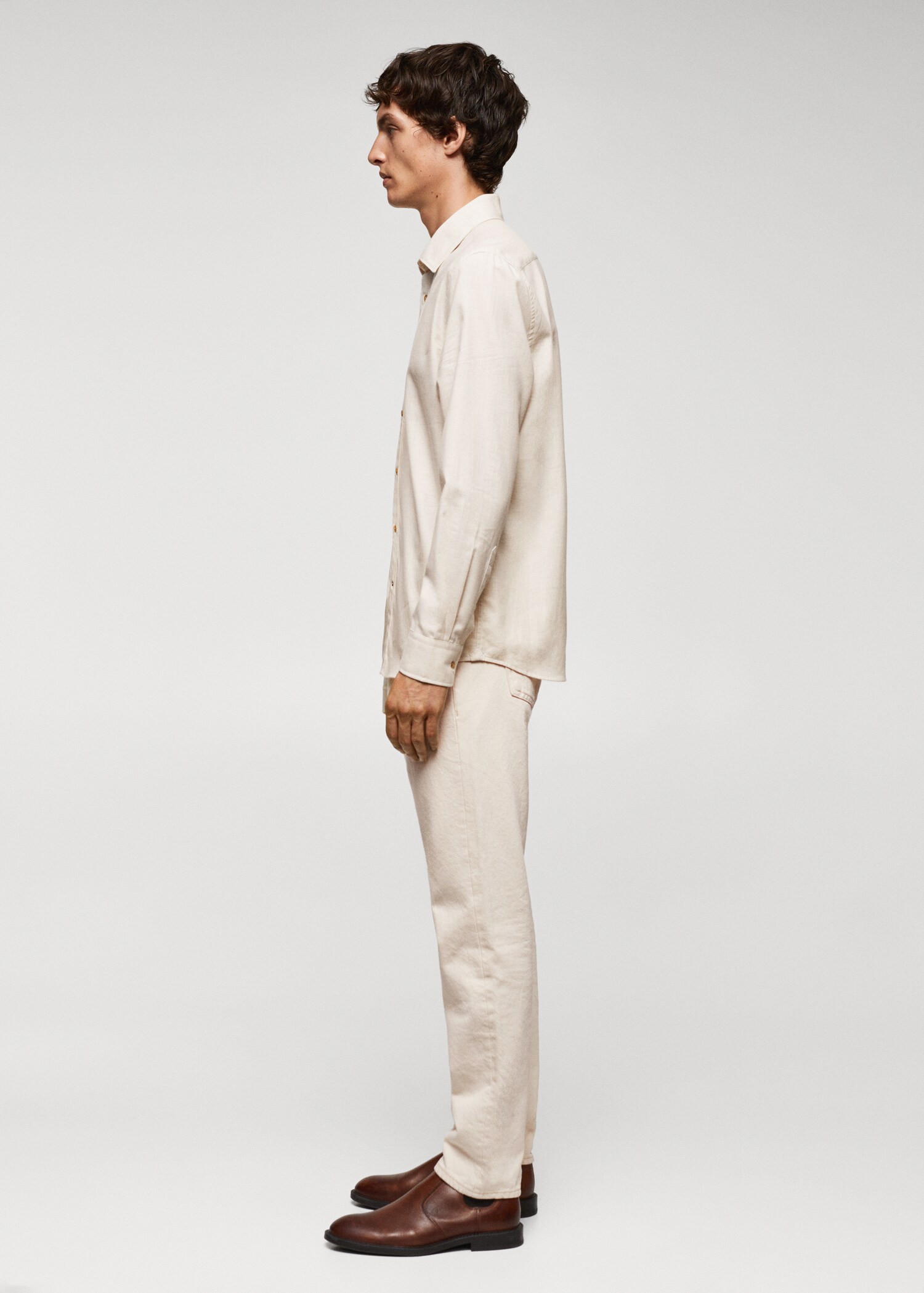 100% cotton fil-a-fil shirt - Details of the article 2