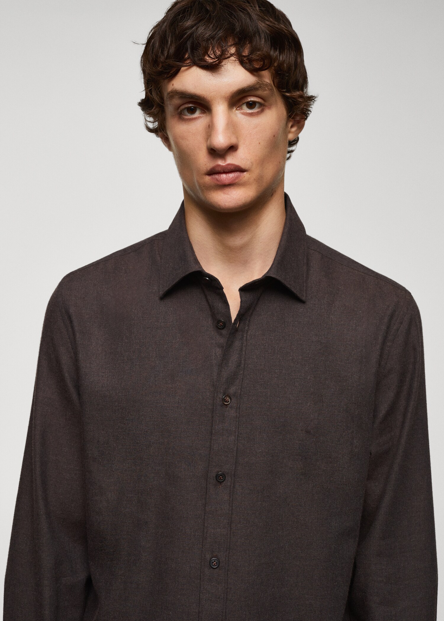 100% cotton fil-a-fil shirt - Details of the article 1
