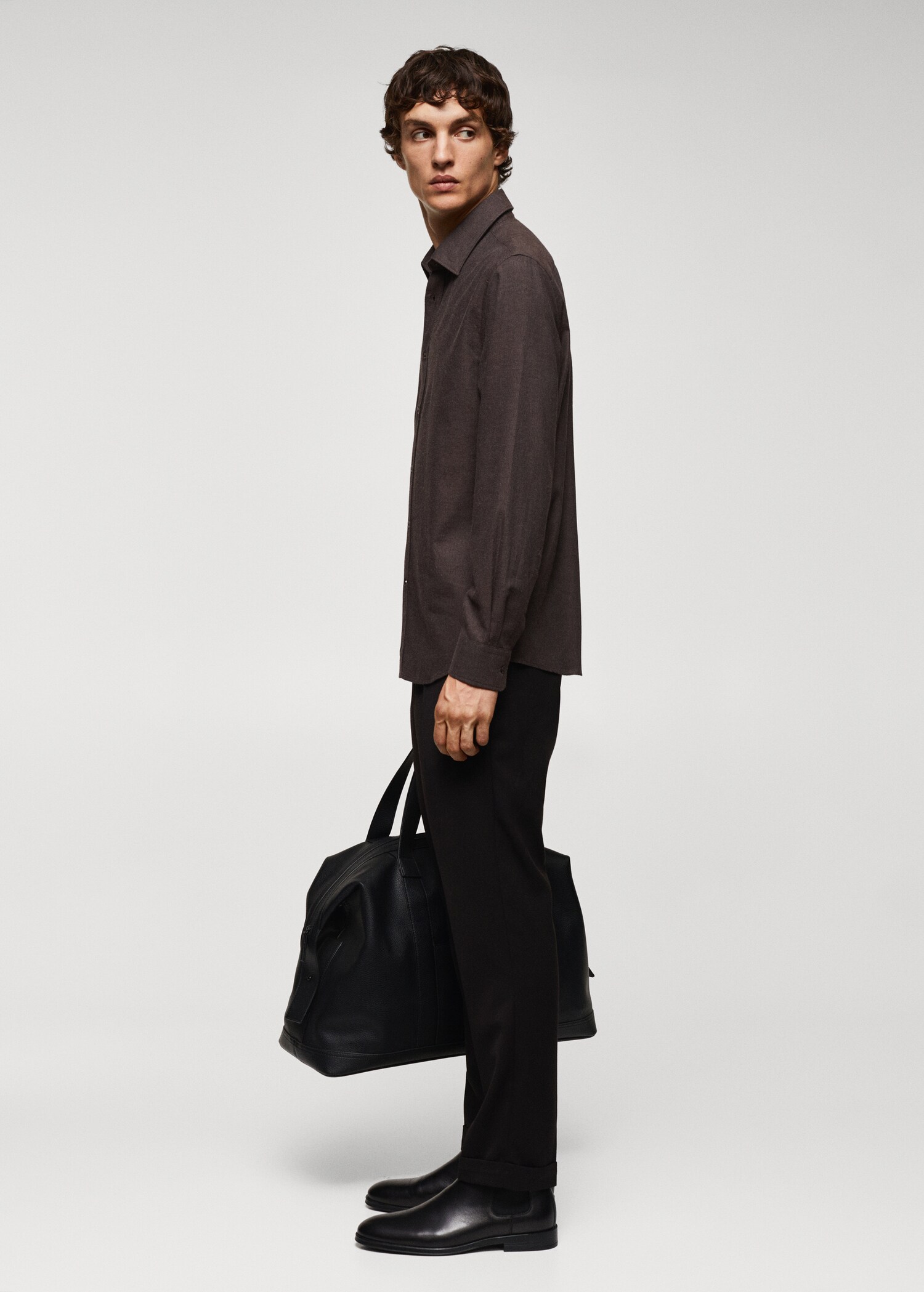 100% cotton fil-a-fil shirt - Details of the article 2