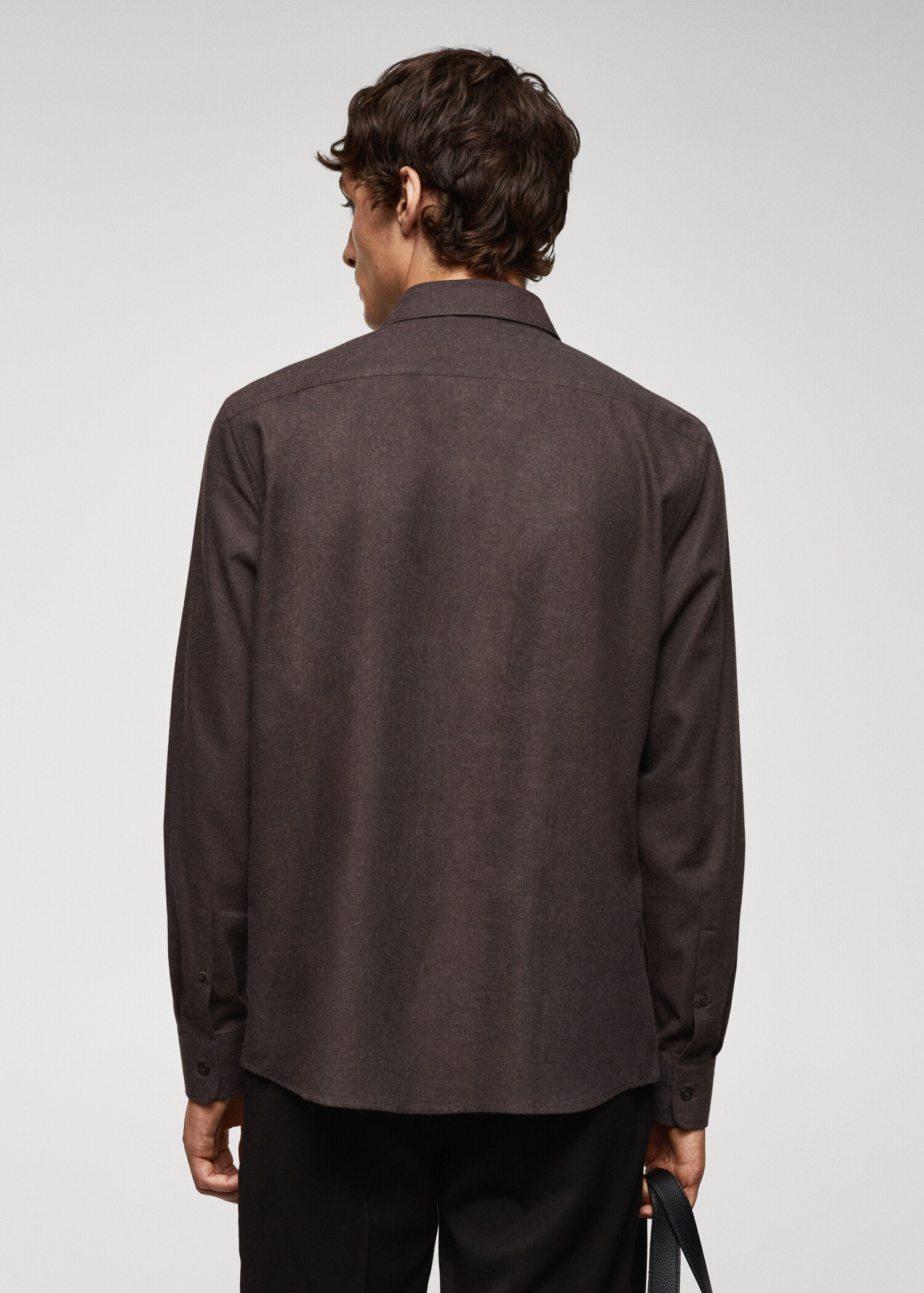100% cotton fil-a-fil shirt - Reverse of the article