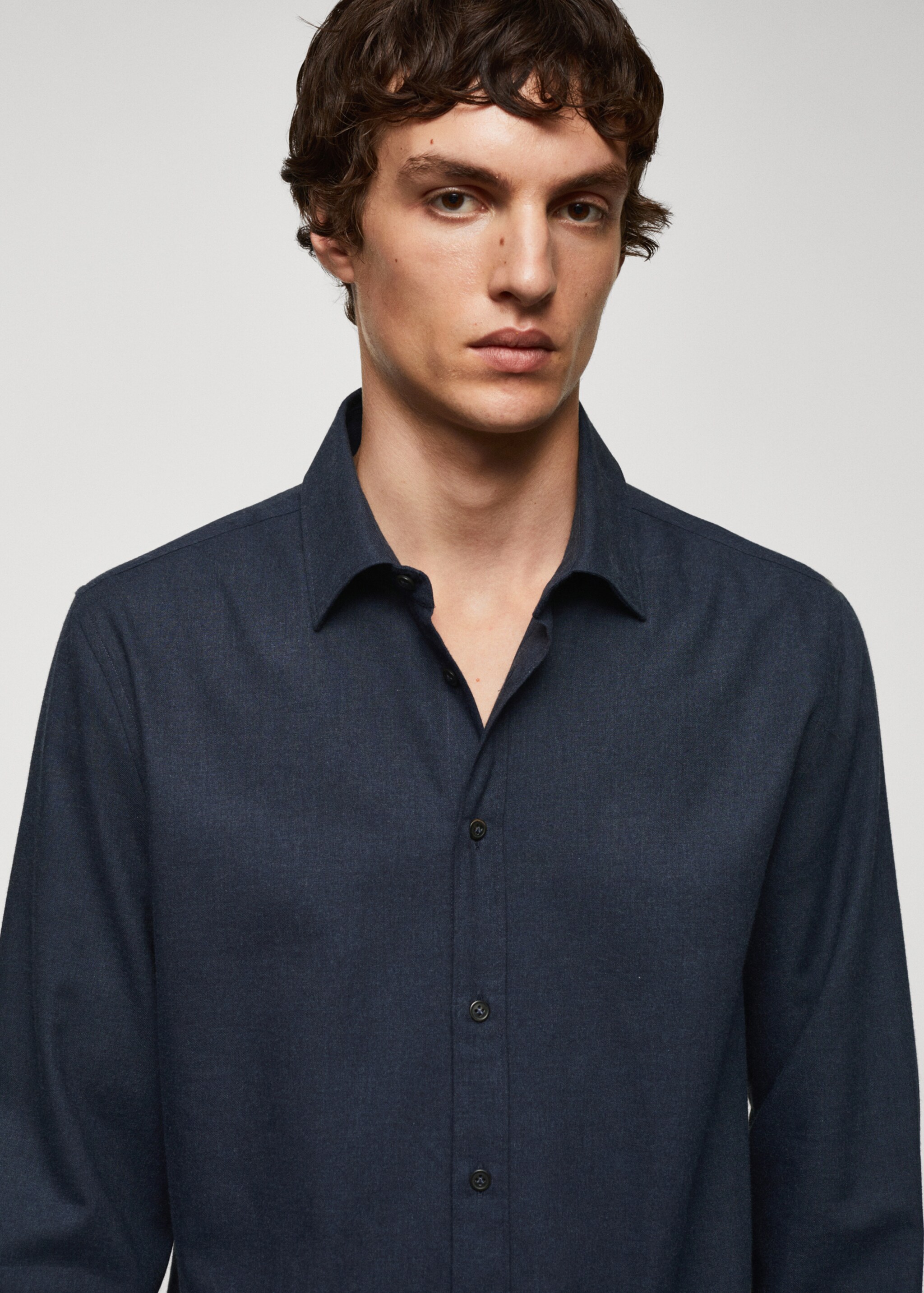 100% cotton fil-a-fil shirt - Details of the article 1