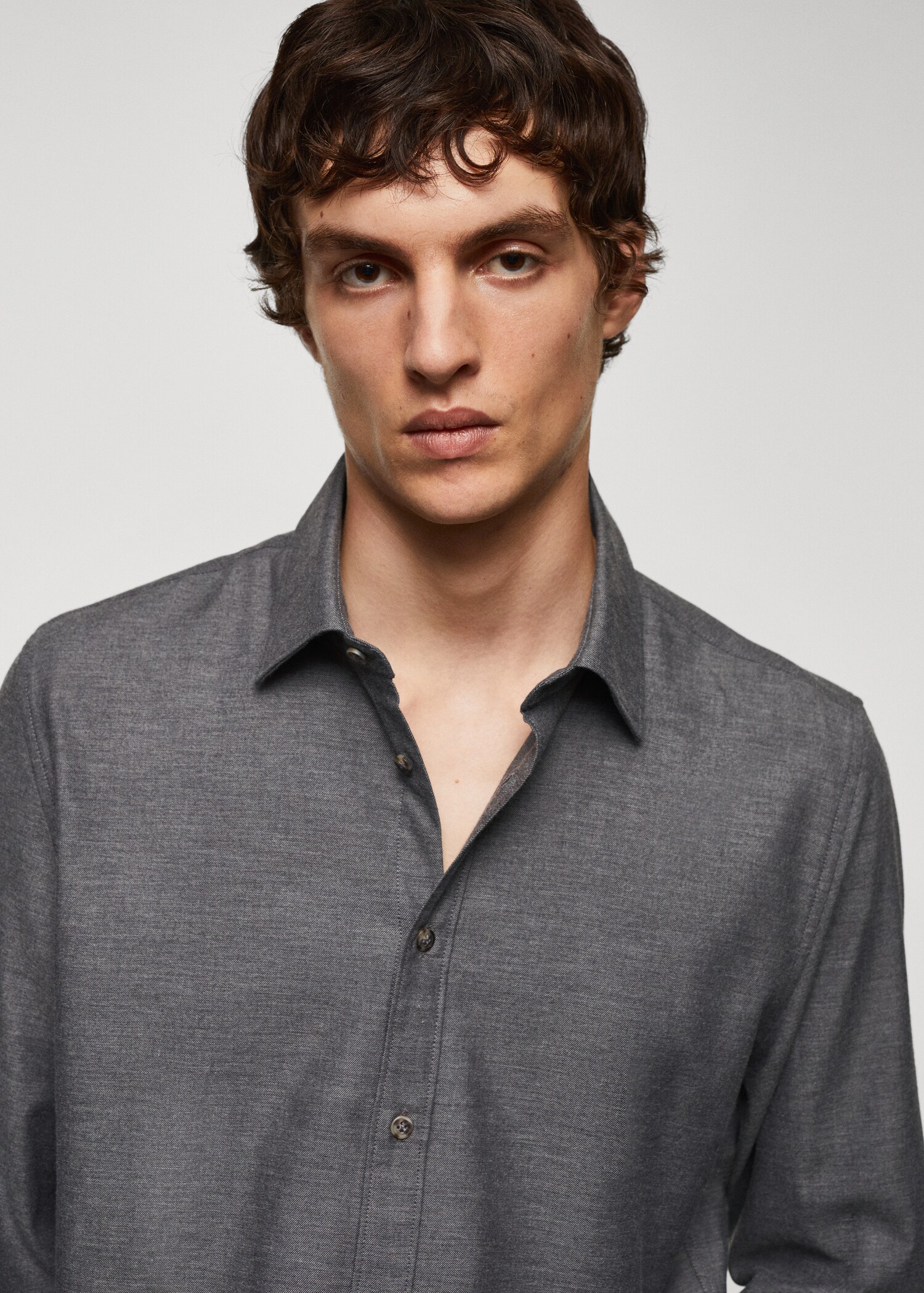 100% cotton fil-a-fil shirt - Details of the article 1