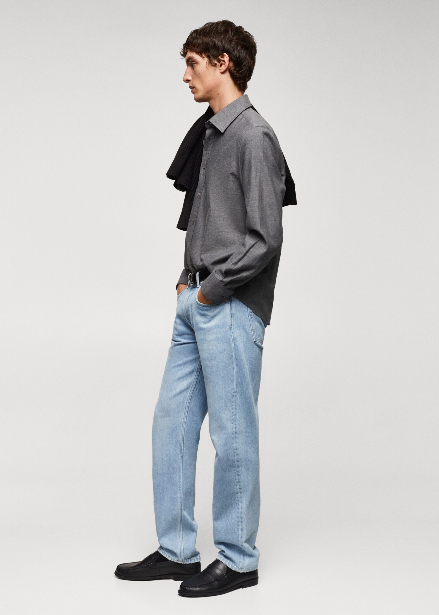 100% cotton fil-a-fil shirt - Details of the article 2